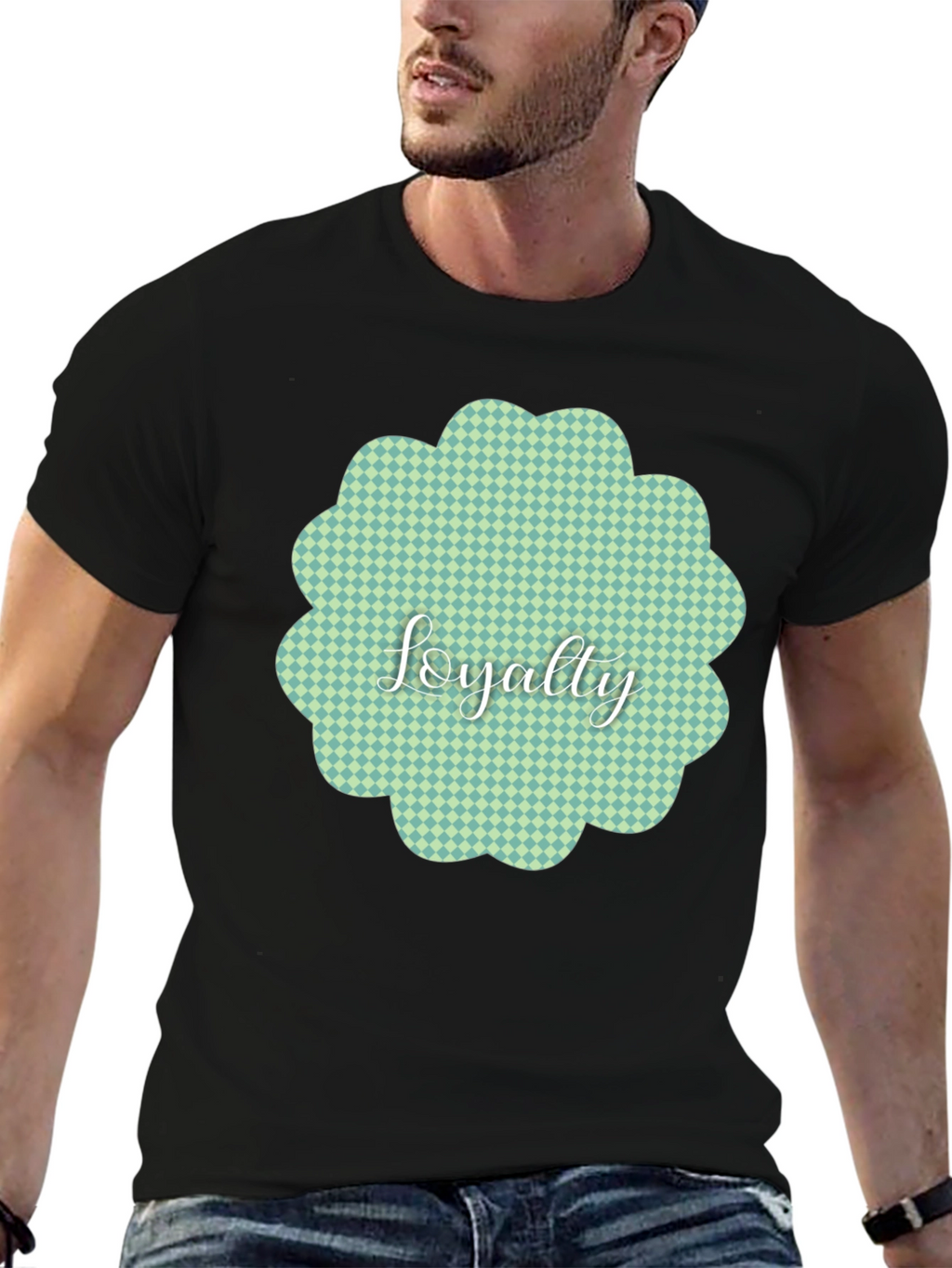 Loyalty Graphic Tee - Stylish Black T-Shirt