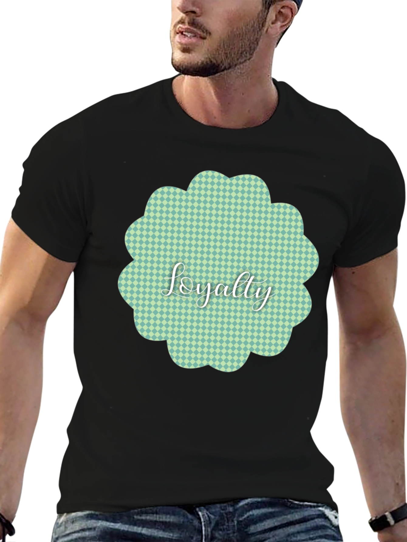 Loyalty Graphic Tee - Stylish Black T-Shirt
