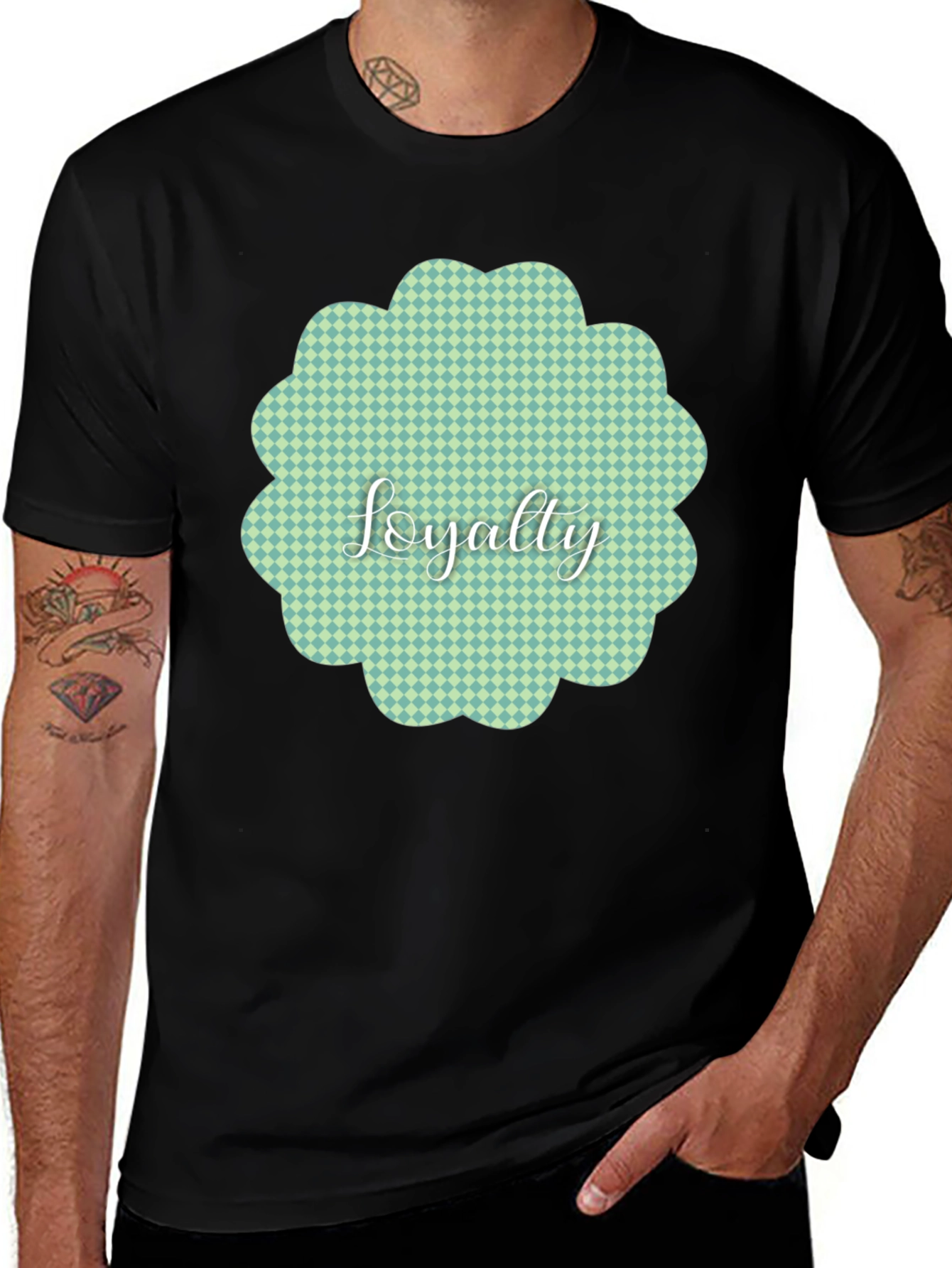 Loyalty Graphic Tee - Stylish Black T-Shirt