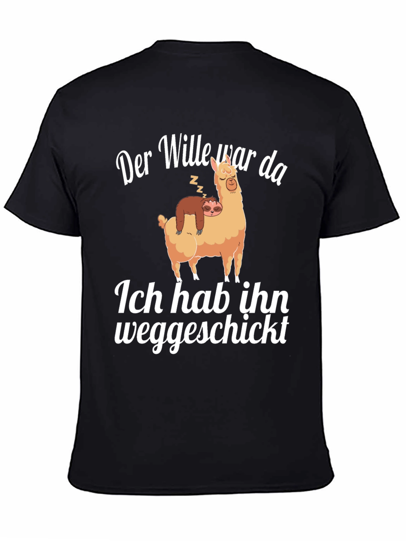 Funny Sloth and Llama Graphic Tee