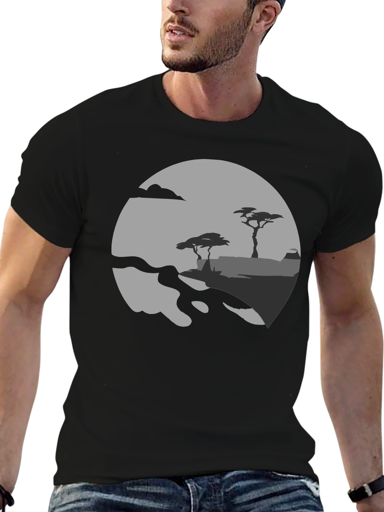 Silhouette Landscape Graphic Tee