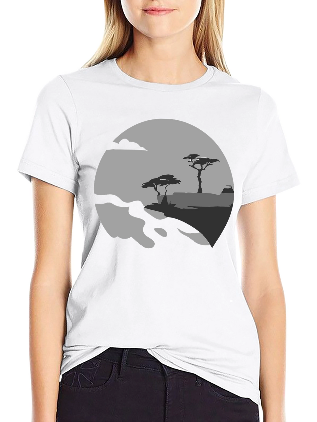 Silhouette Landscape Graphic Tee