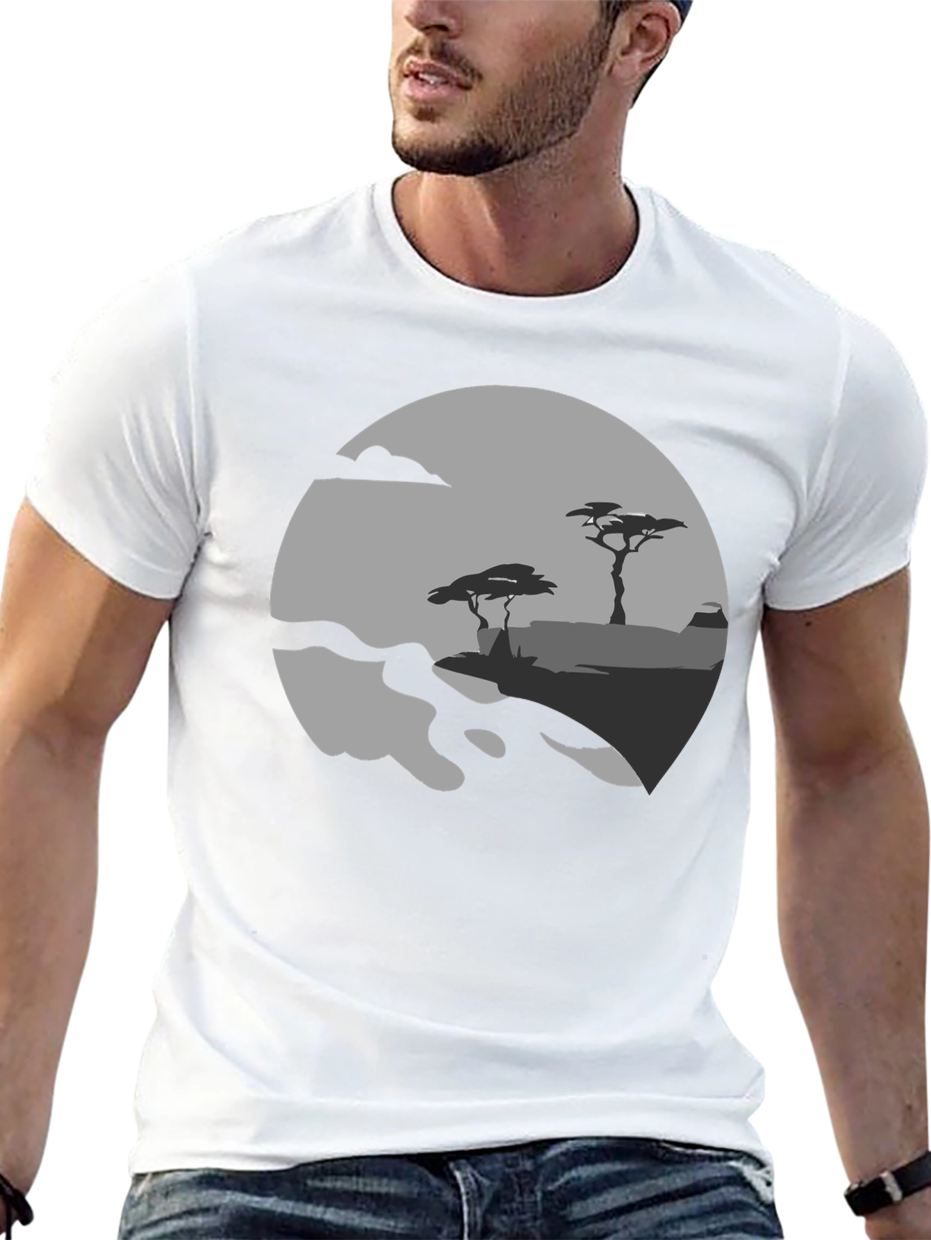 Silhouette Landscape Graphic Tee