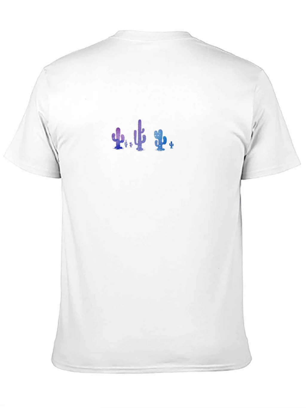 Galaxy Cactus Black T-Shirt