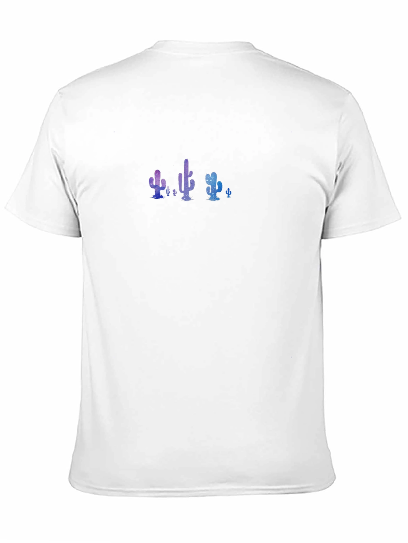 Galaxy Cactus Black T-Shirt