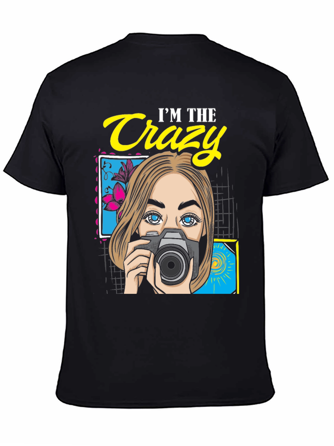 Crazy Photographer Graphic T-Shirt