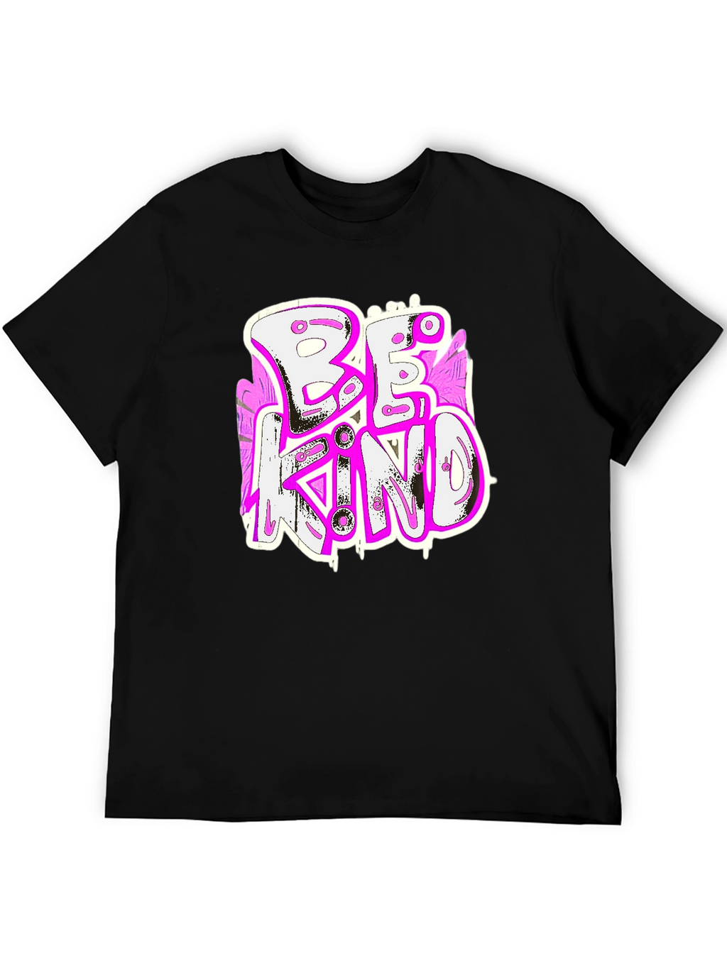 Be Kind Graphic Tee - Stylish Mens Black T-Shirt