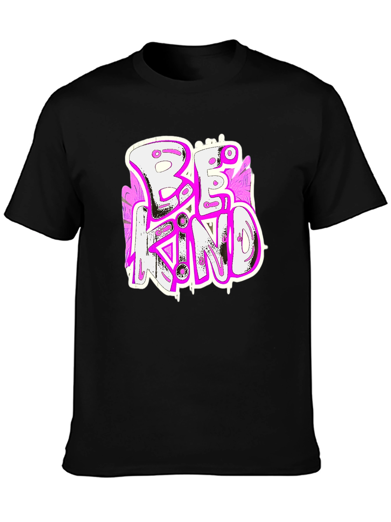 Be Kind Graphic Tee - Stylish Mens Black T-Shirt