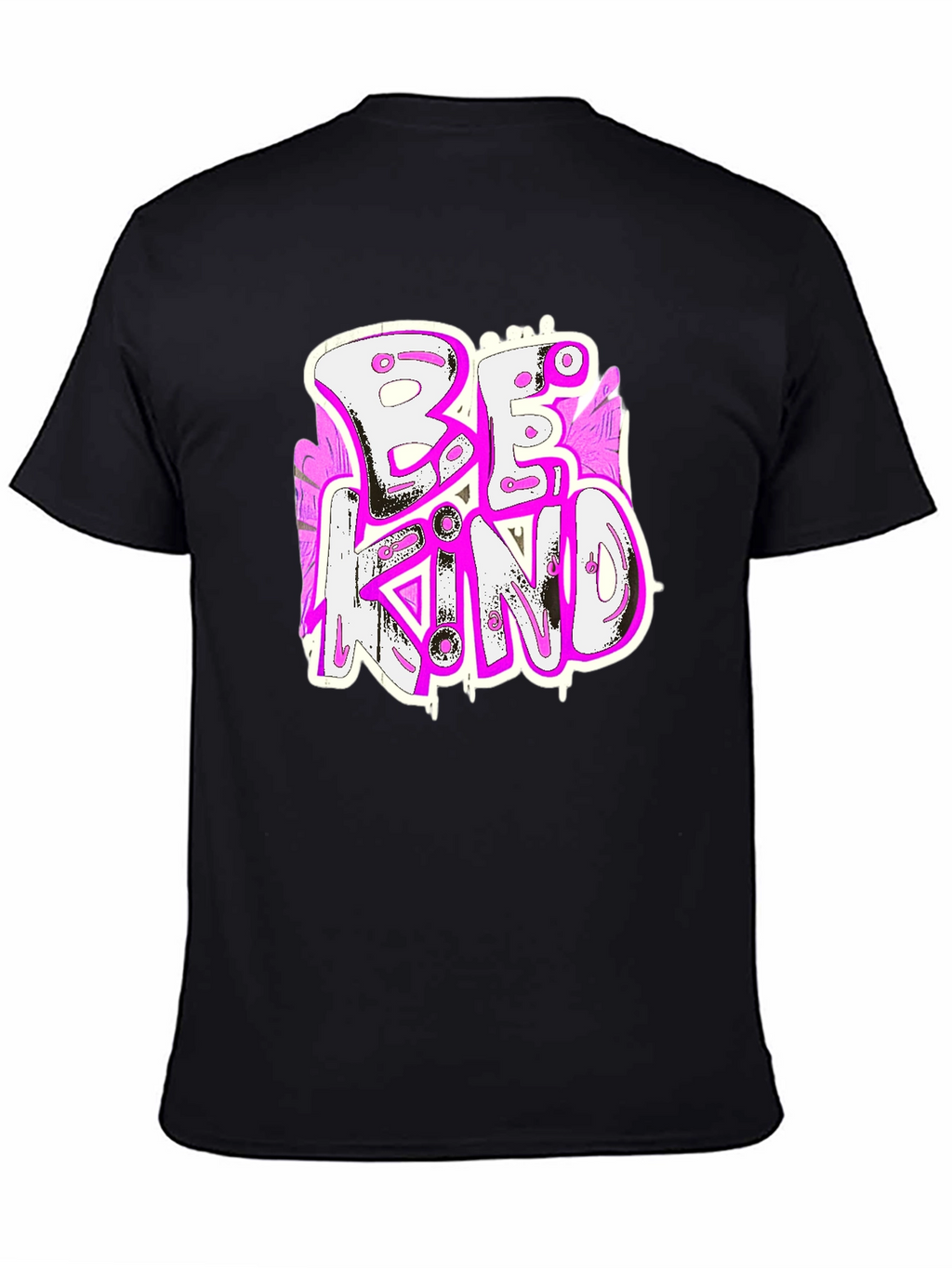 Be Kind Graphic Tee - Stylish Mens Black T-Shirt