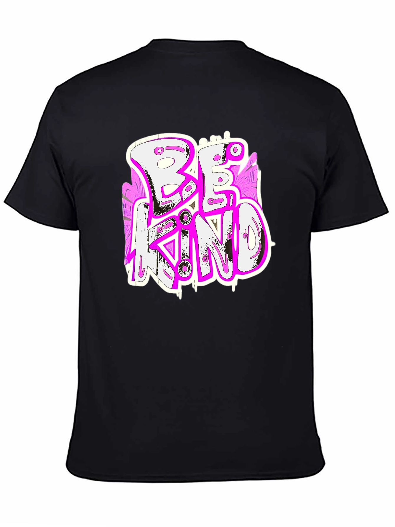 Be Kind Graphic Tee - Stylish Mens Black T-Shirt