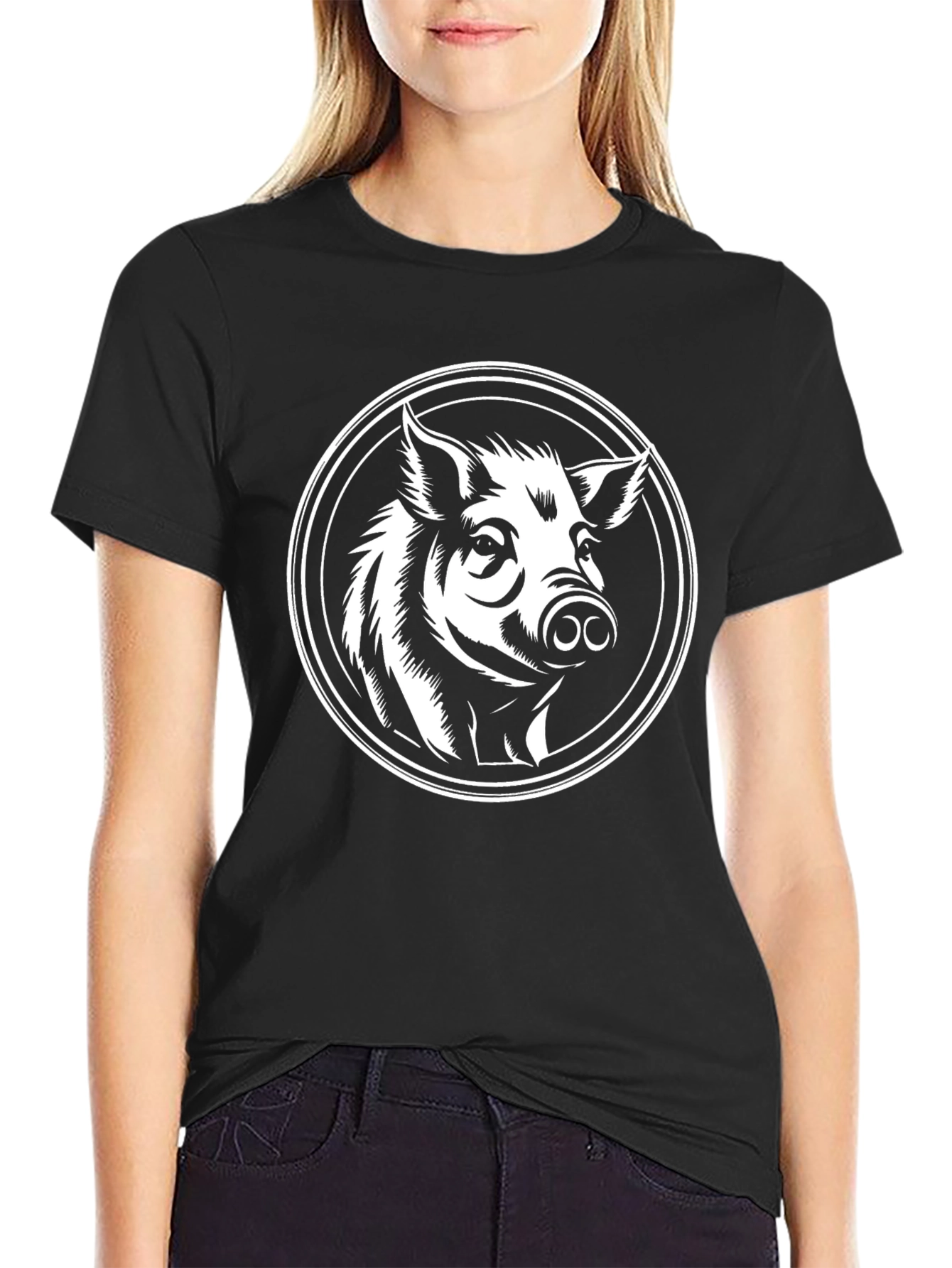 Boar Graphic Tee - Wild Hog T-Shirt