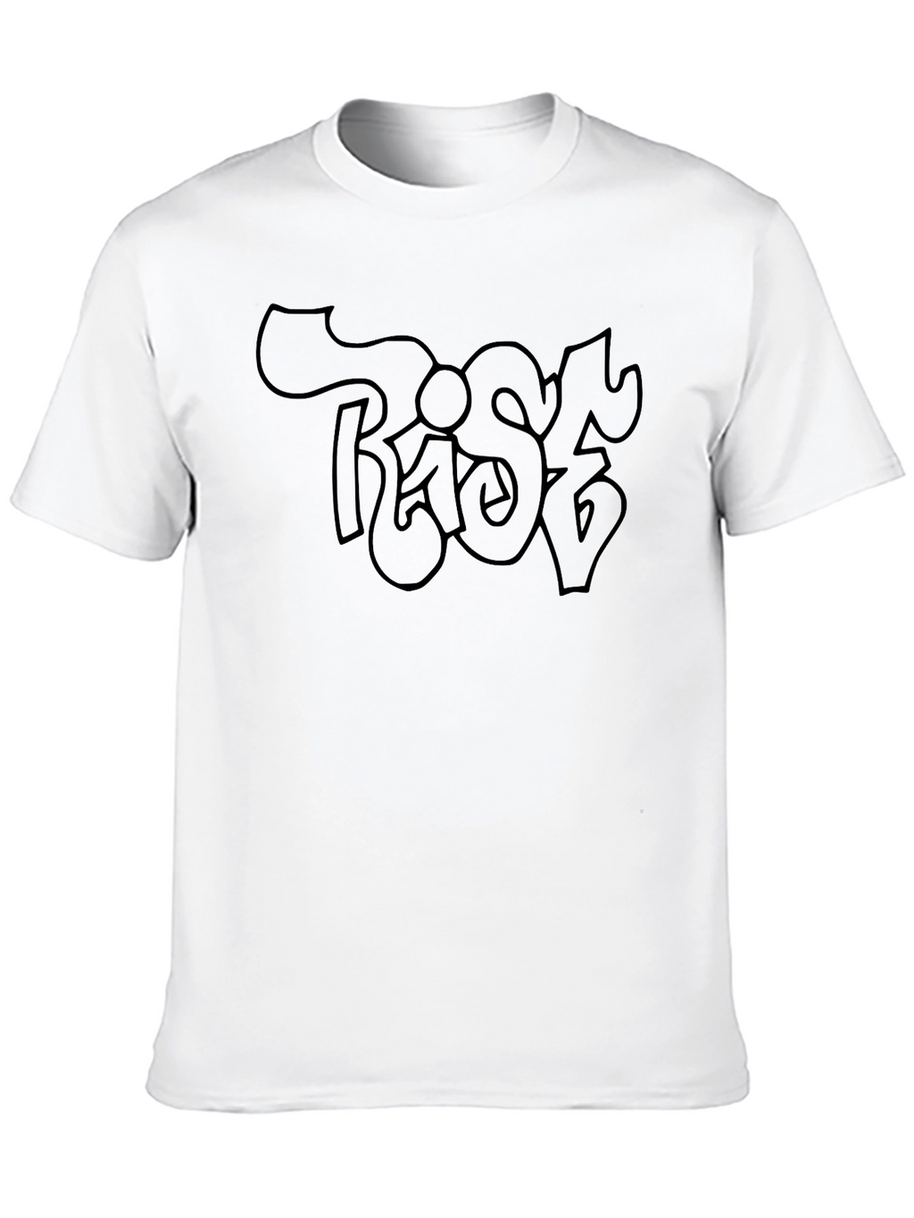 Rise Graffiti Style Black T-Shirt