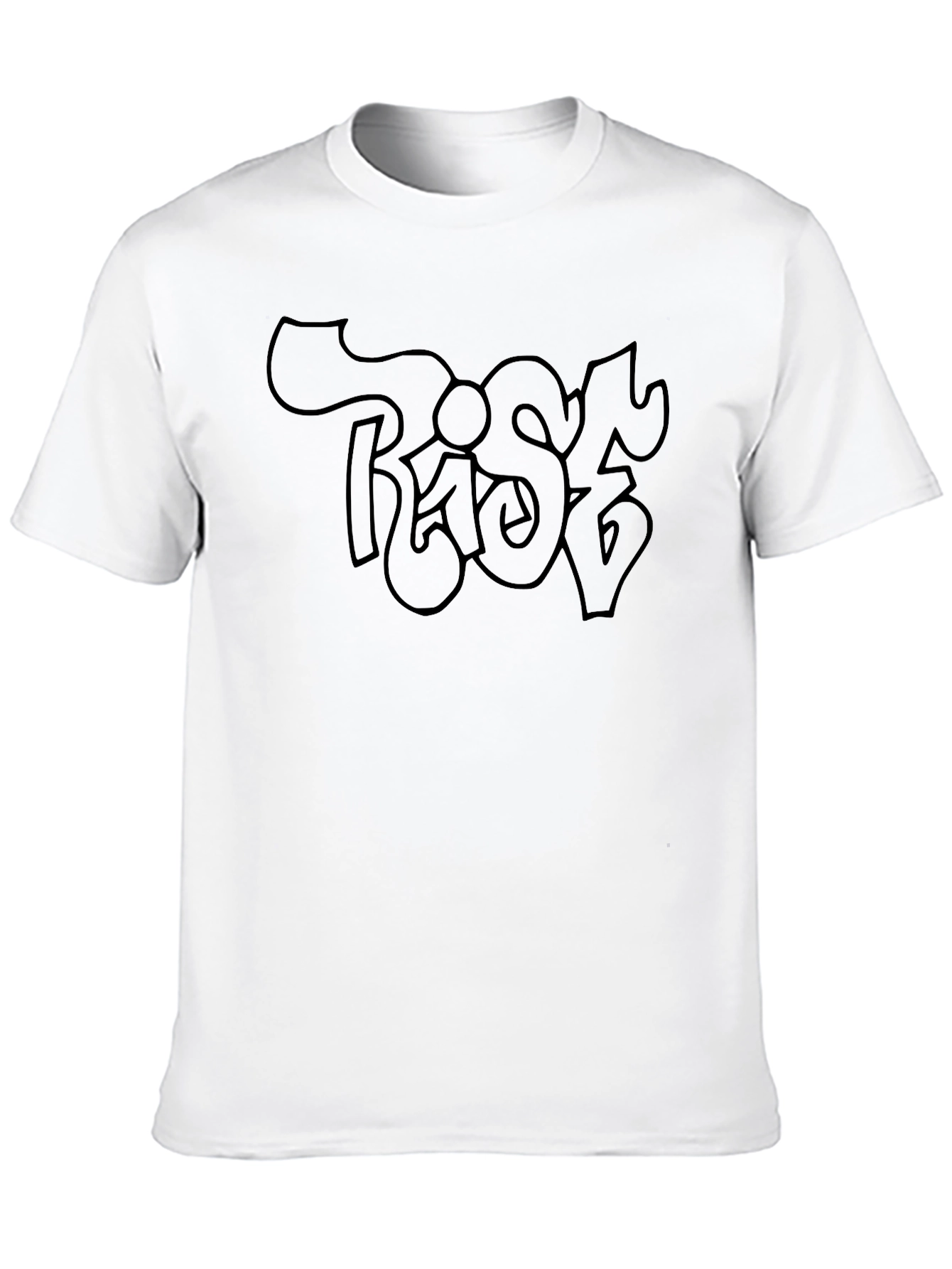 Rise Graffiti Style Black T-Shirt