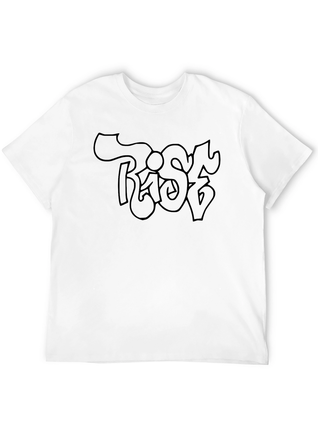 Rise Graffiti Style Black T-Shirt