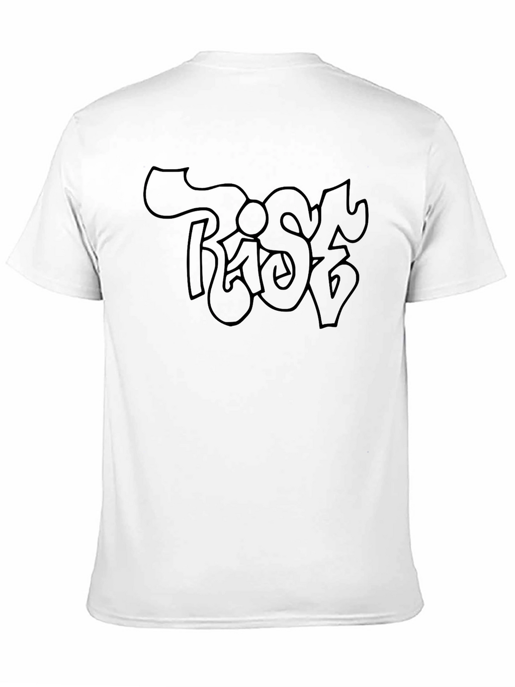 Rise Graffiti Style Black T-Shirt
