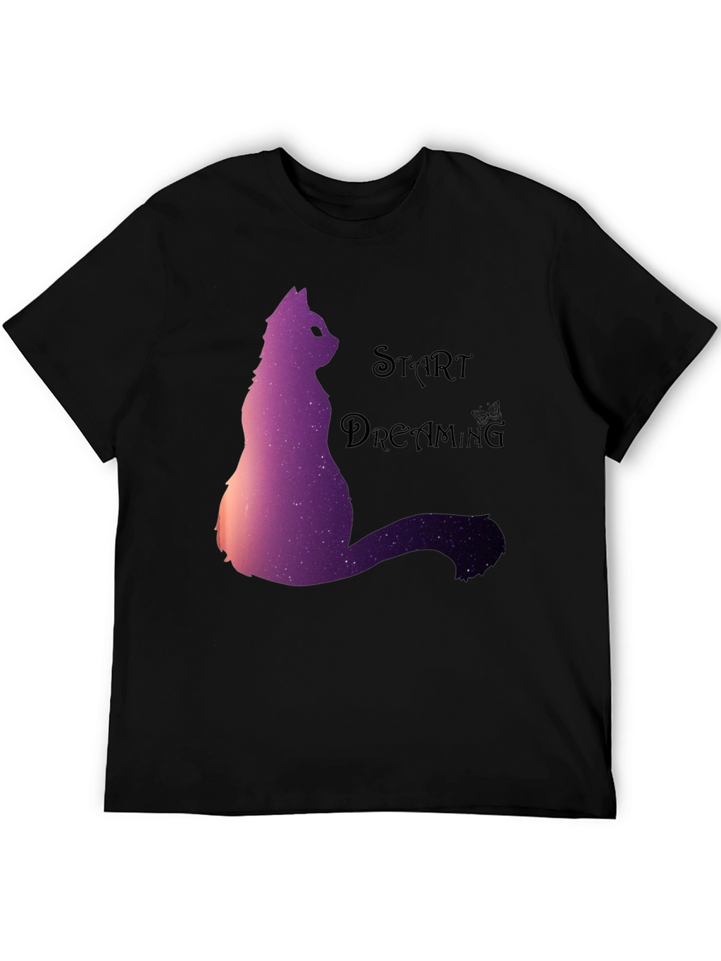 Dreamy Cat Galaxy T-Shirt