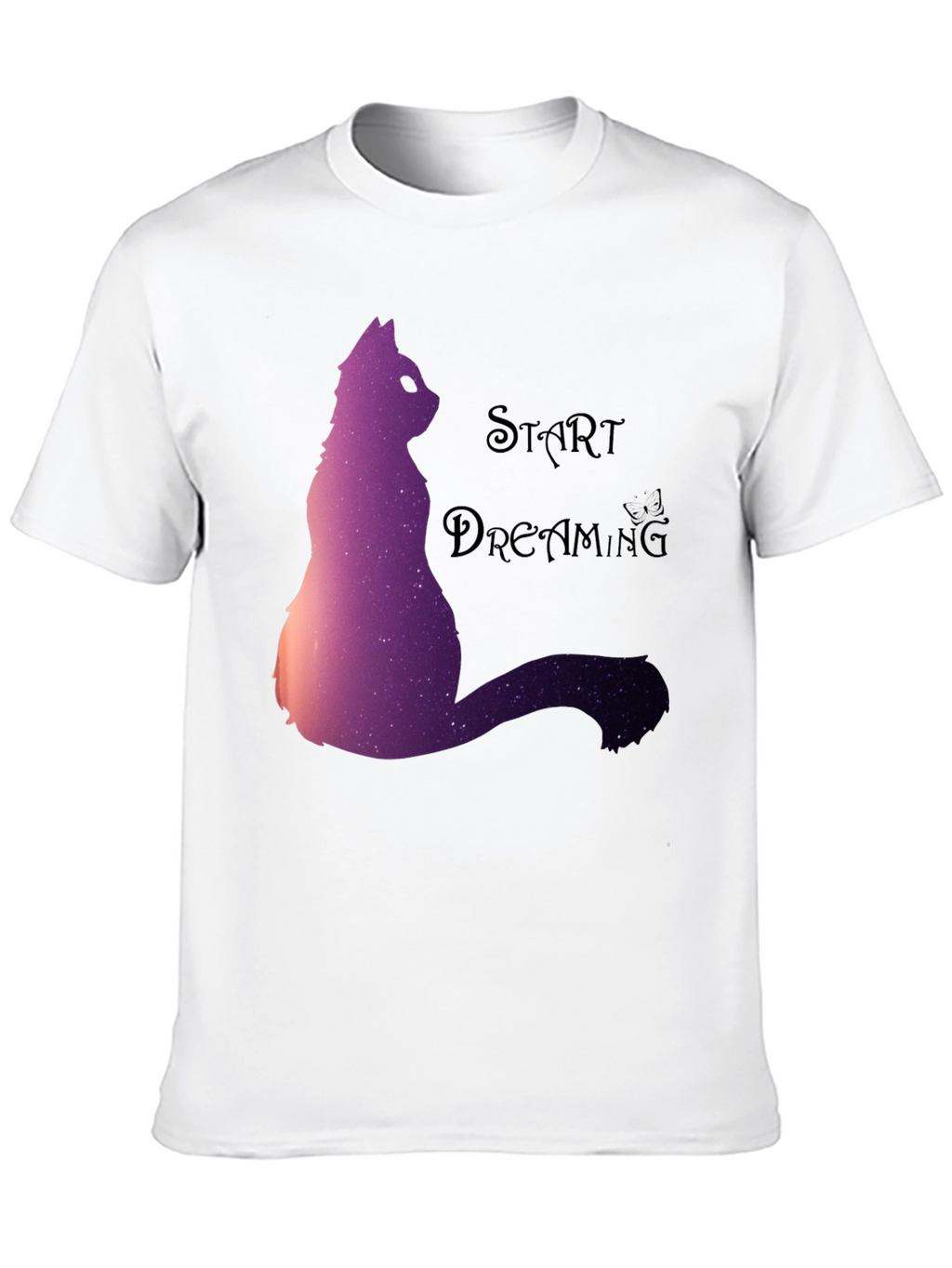 Dreamy Cat Galaxy T-Shirt