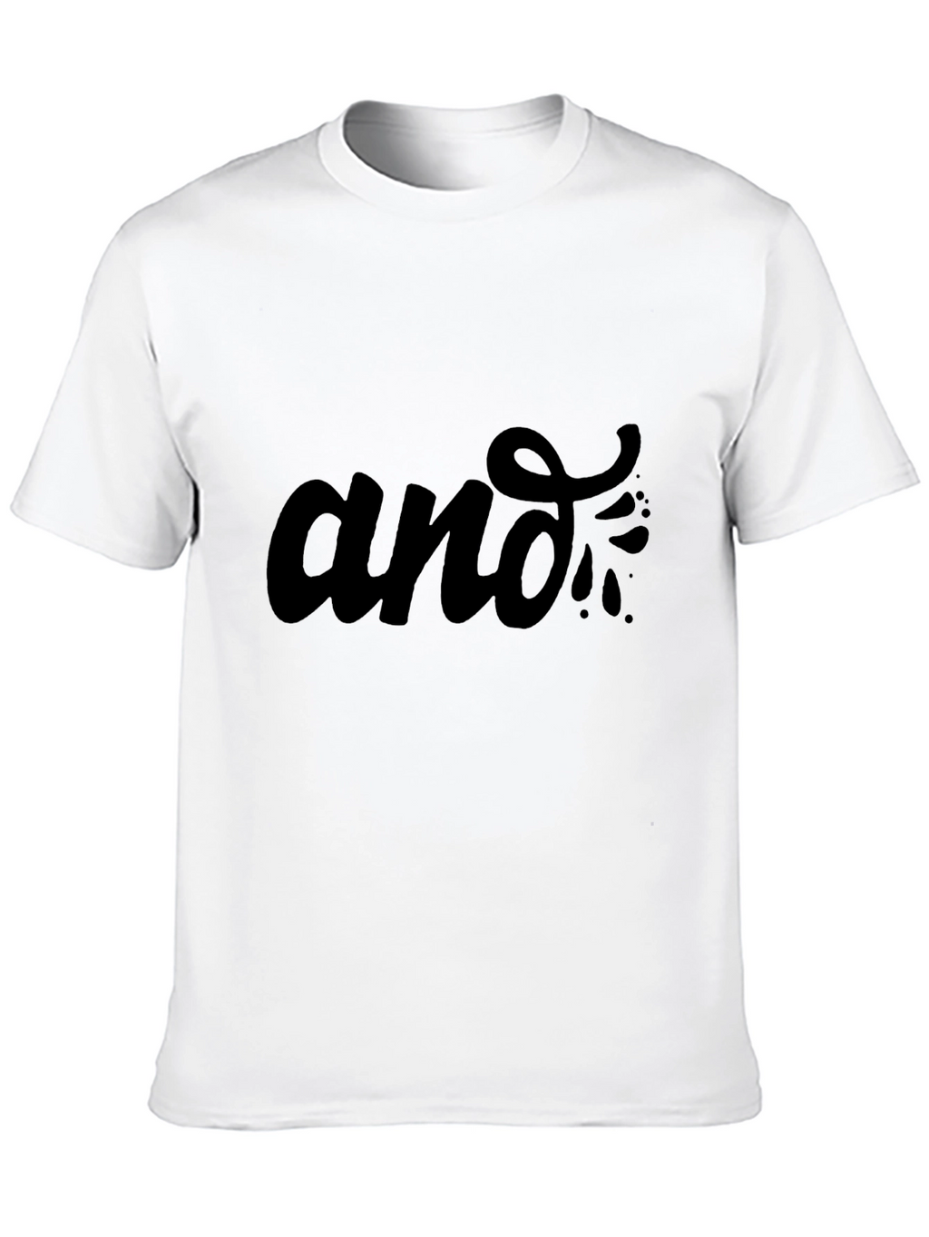 Stylish Black T-Shirt with and Graphic Print