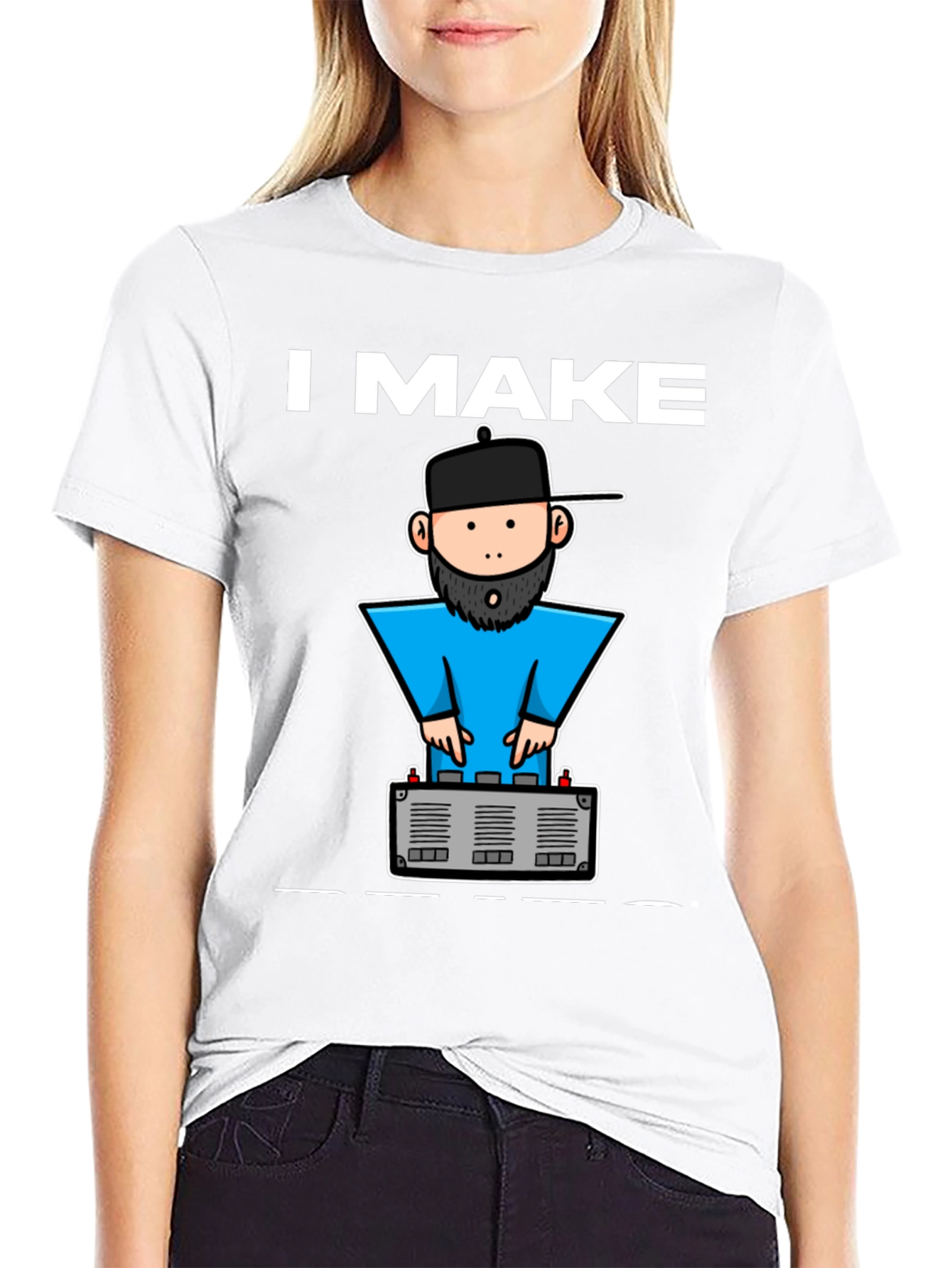 DJ Graphic Tee - I Make Beats T-Shirt