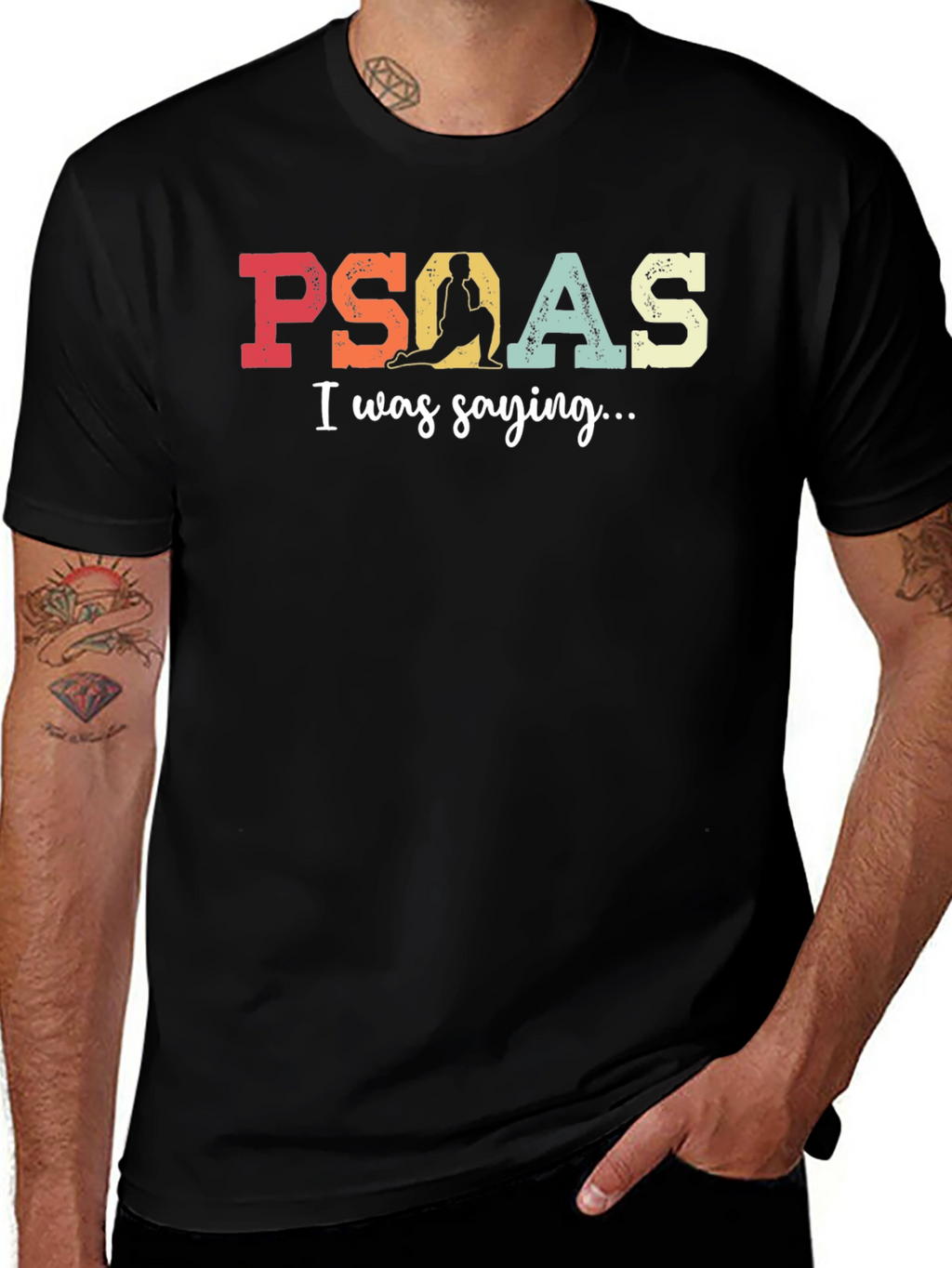 Psoas Muscle Awareness Graphic T-Shirt