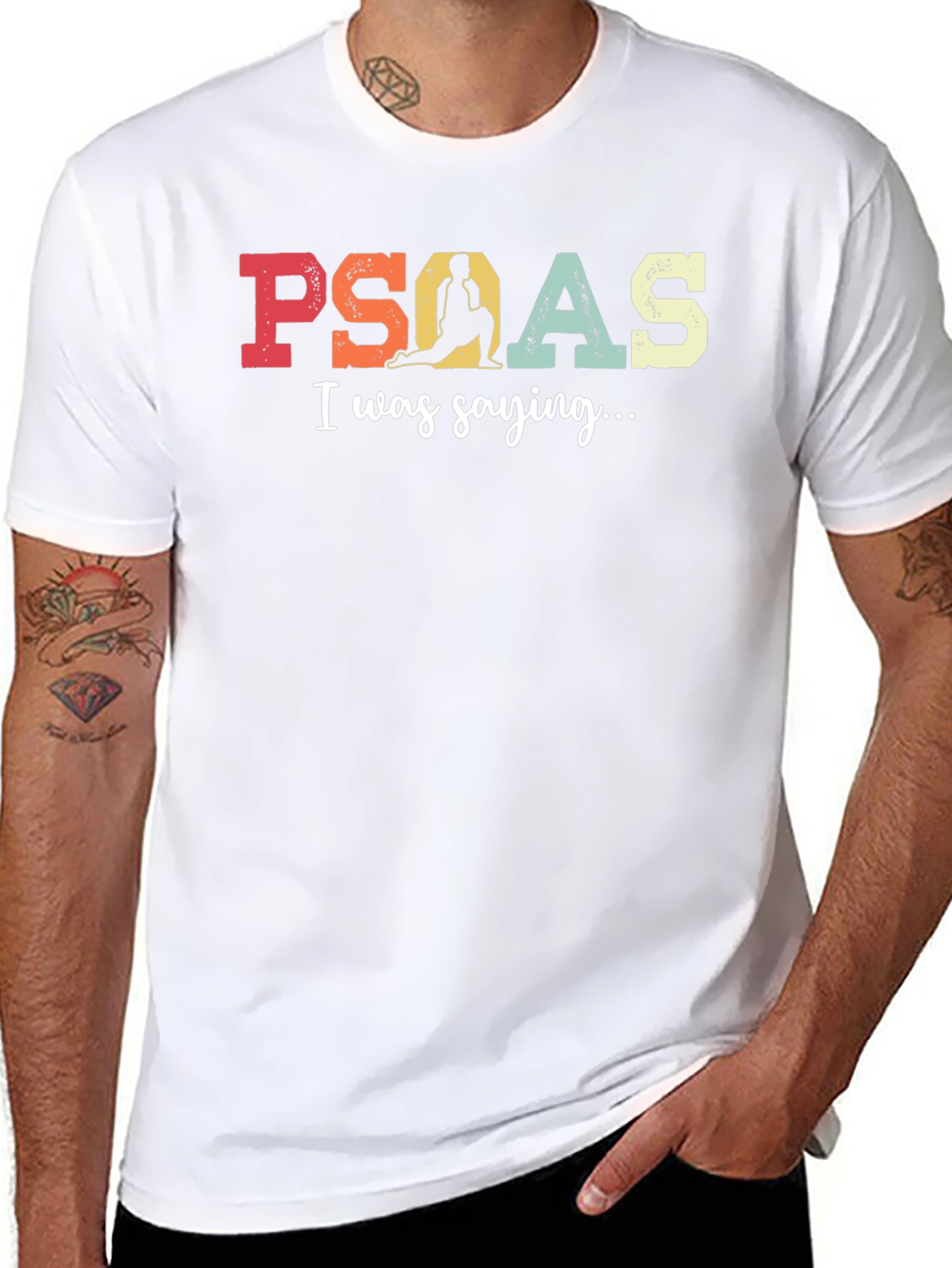 Psoas Muscle Awareness Graphic T-Shirt