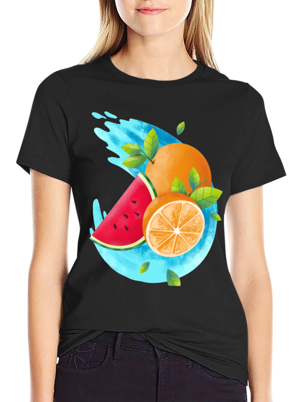 Fresh Fruit Graphic T-Shirt - Summer Style