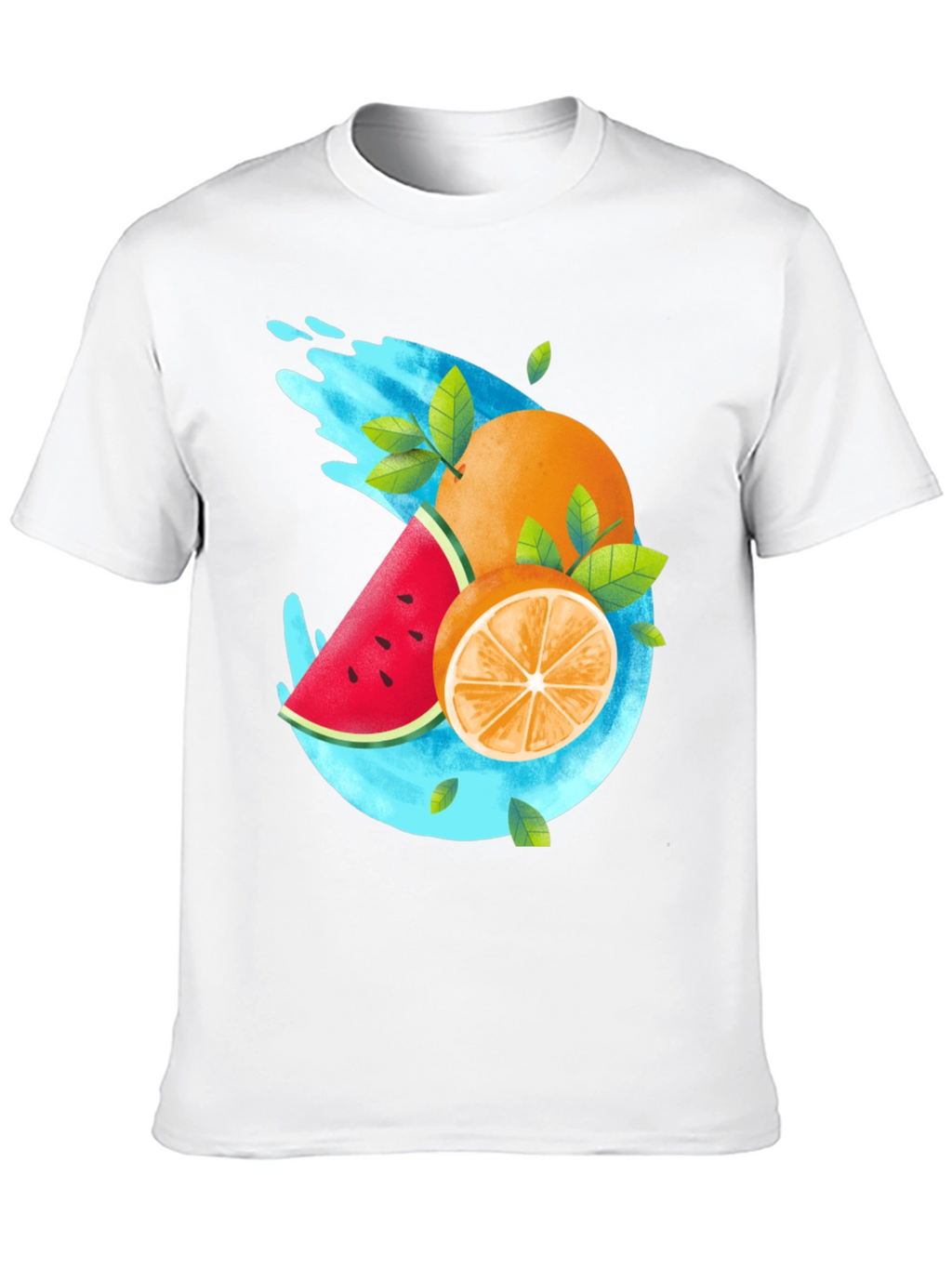 Fresh Fruit Graphic T-Shirt - Summer Style