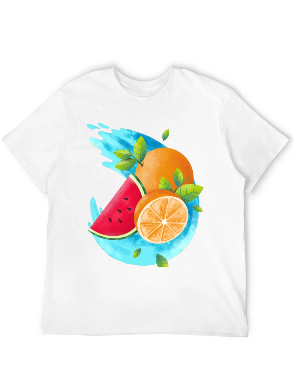Fresh Fruit Graphic T-Shirt - Summer Style
