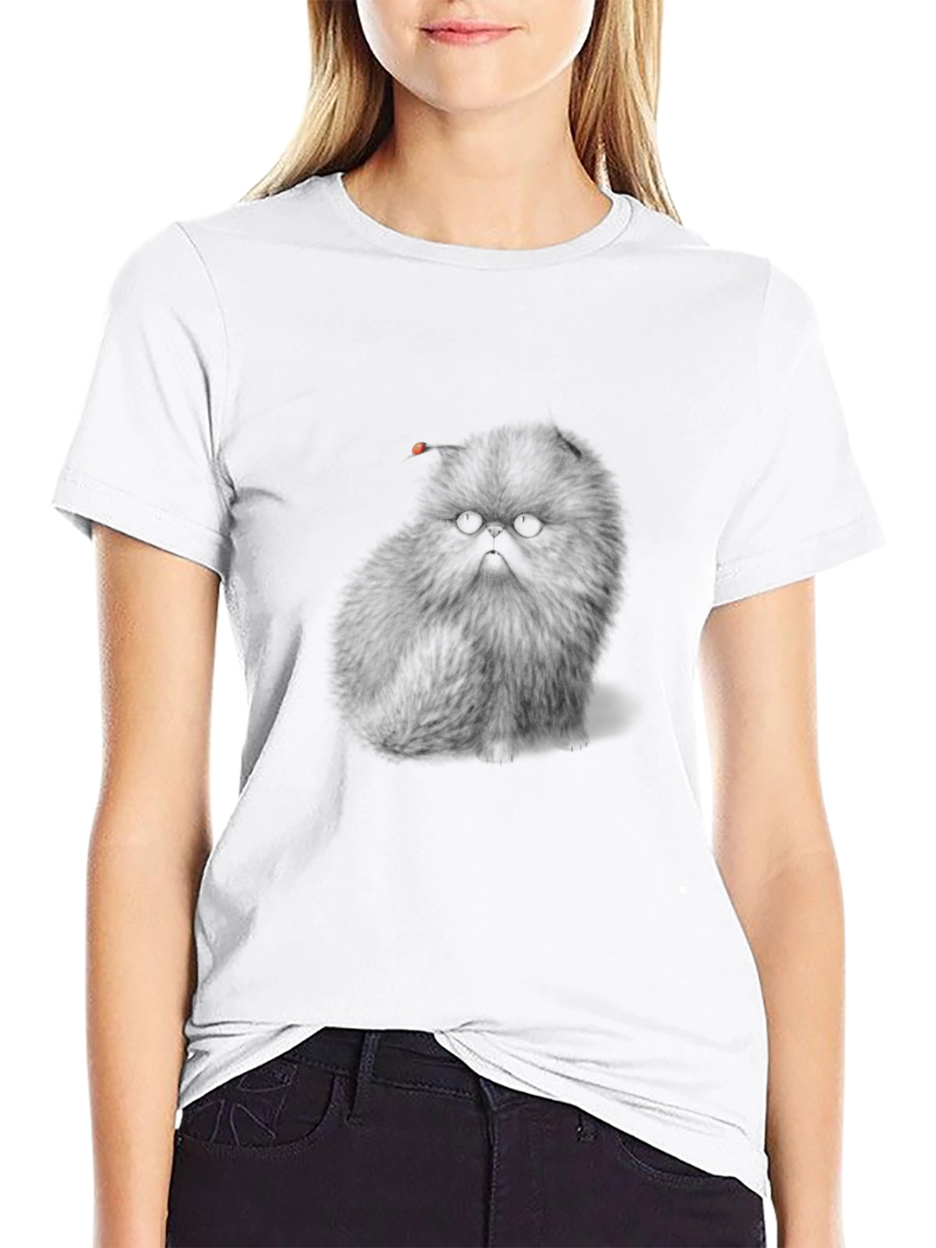 Black Cat Graphic Tee - Mens