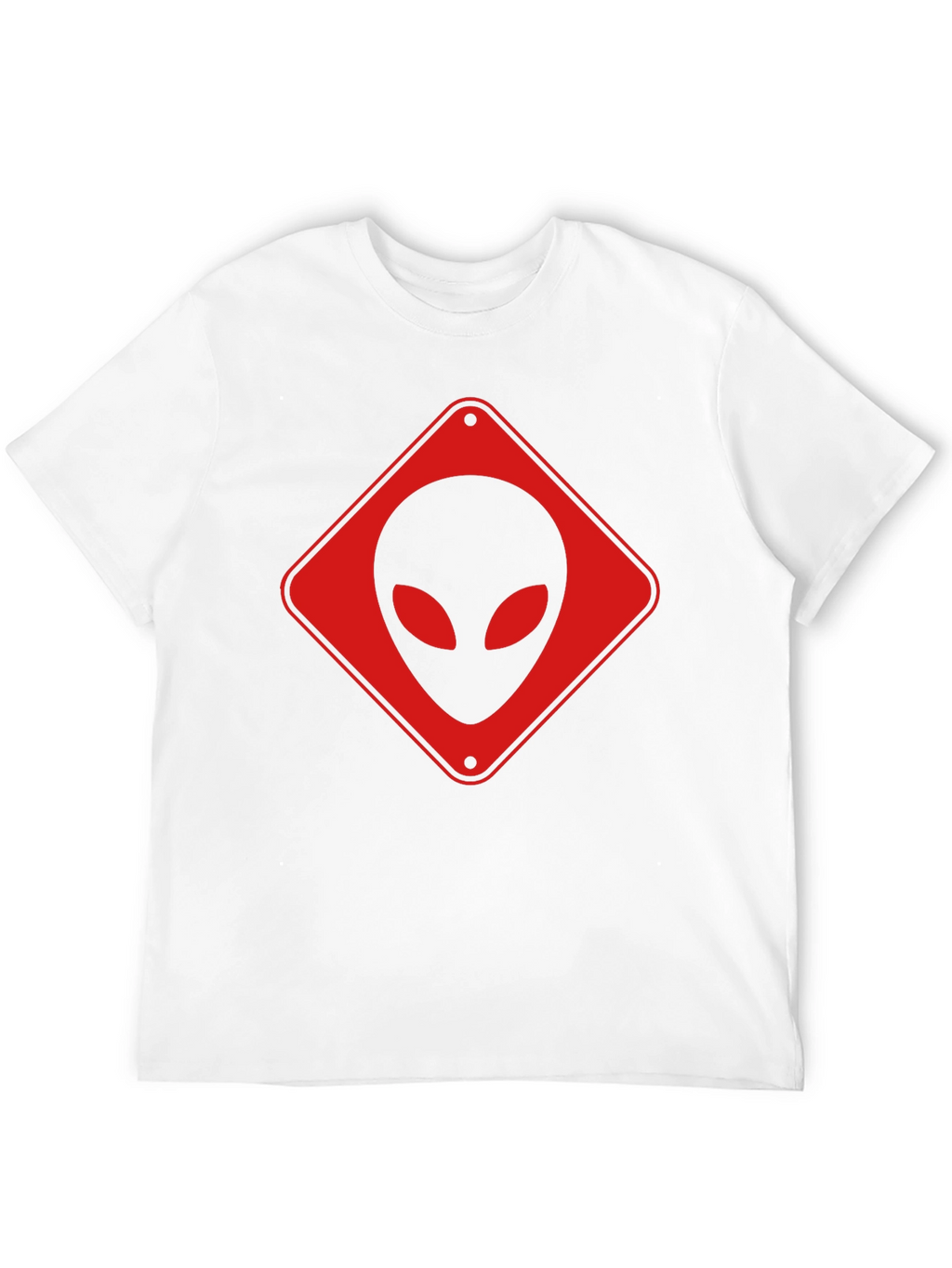 Alien Crossing Black T-Shirt