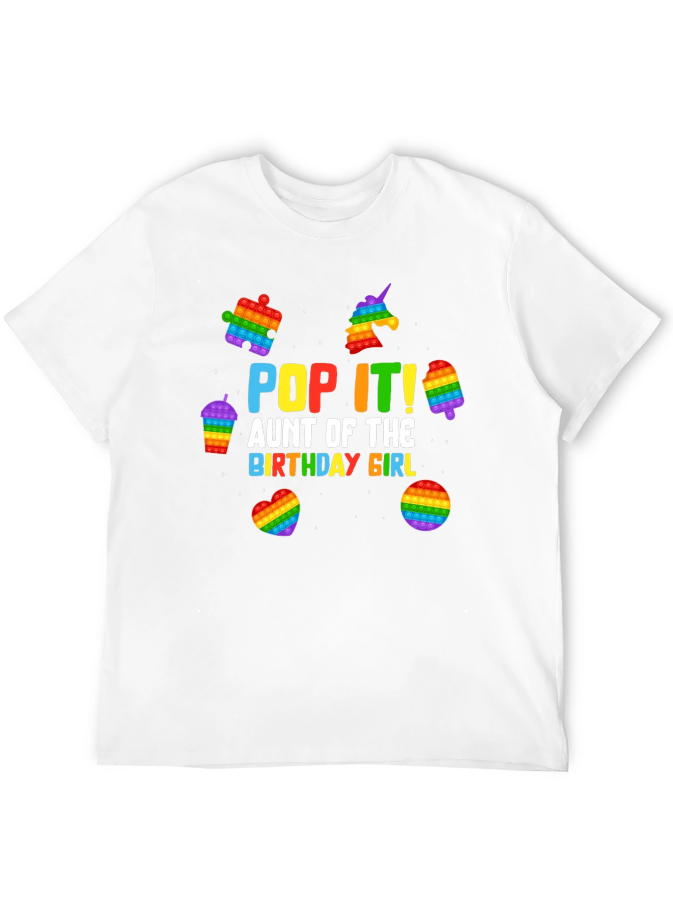 Pop It Aunt of the Birthday Girl T-Shirt