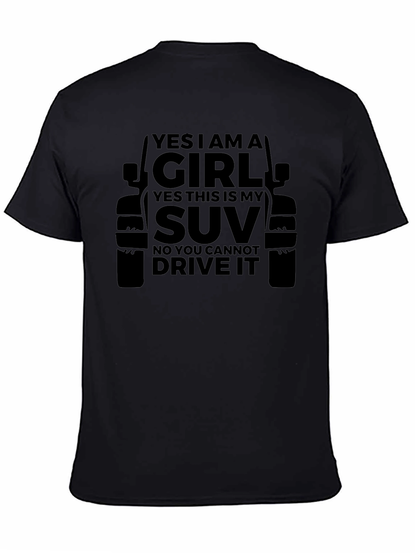 Yes I Am A Girl SUV T-Shirt