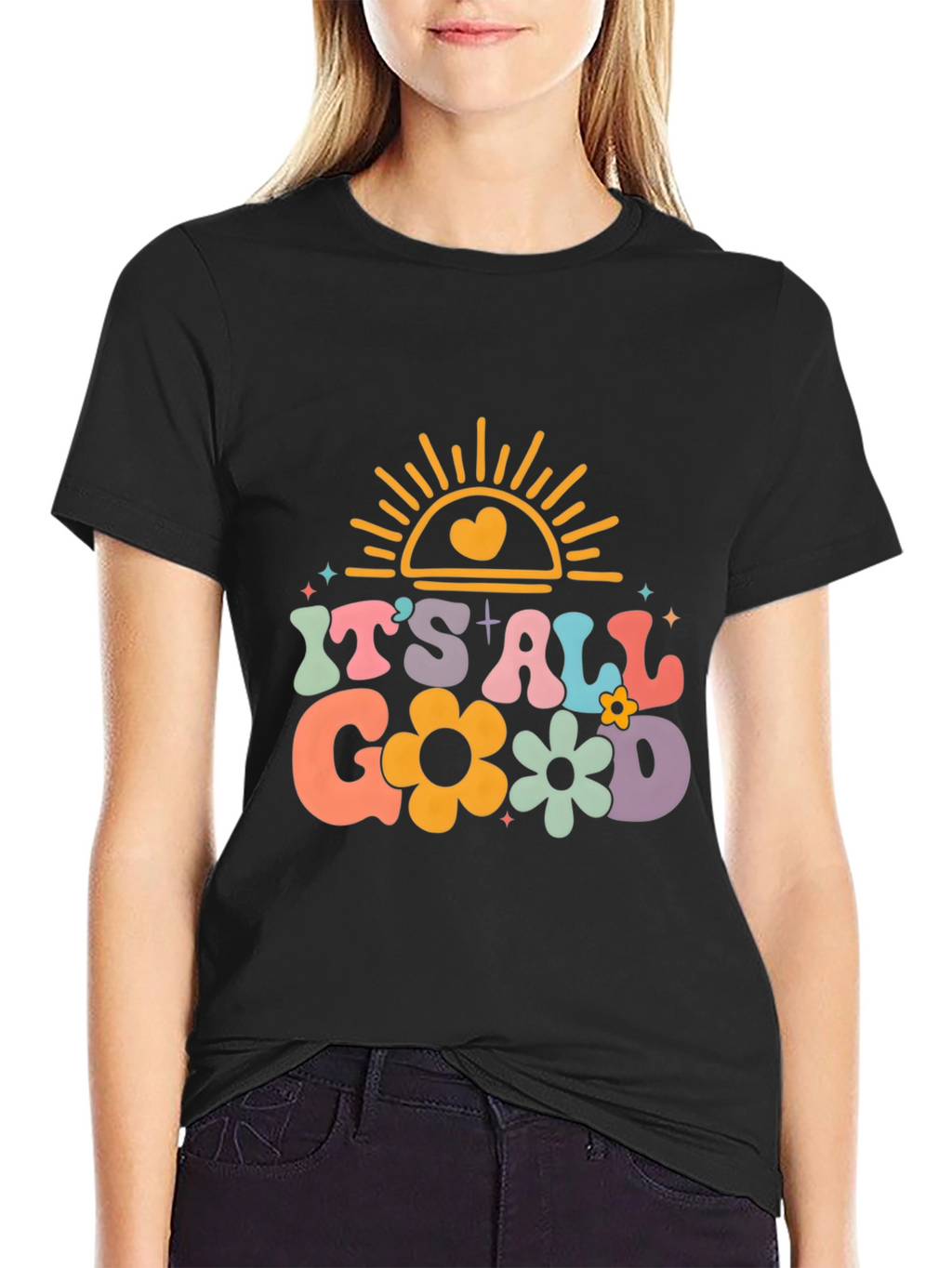 Its All Good Graphic Tee - Retro Style