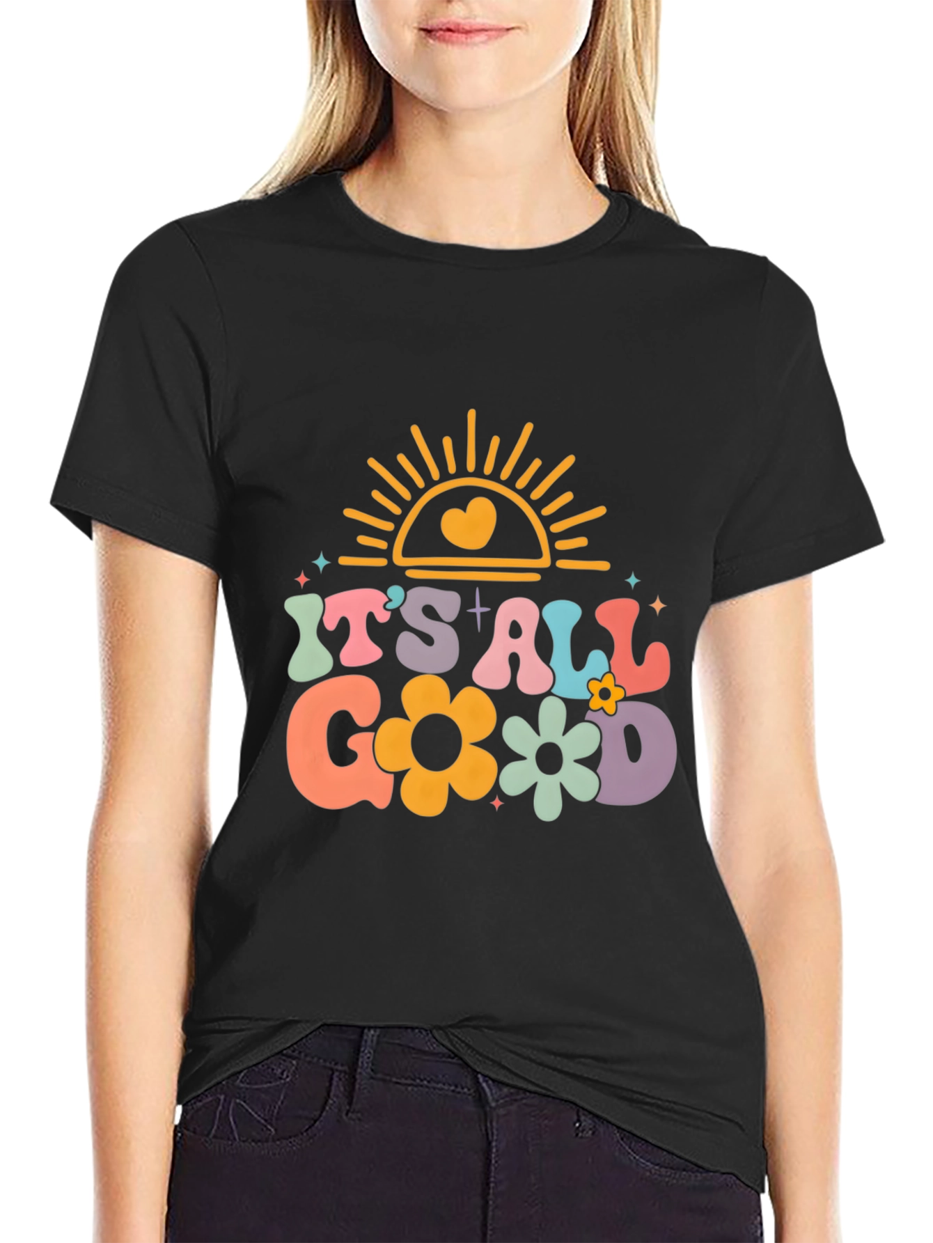 Its All Good Graphic Tee - Retro Style