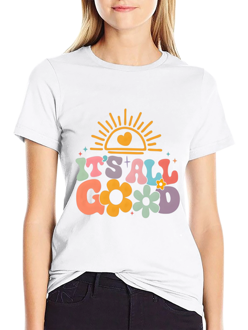 Its All Good Graphic Tee - Retro Style