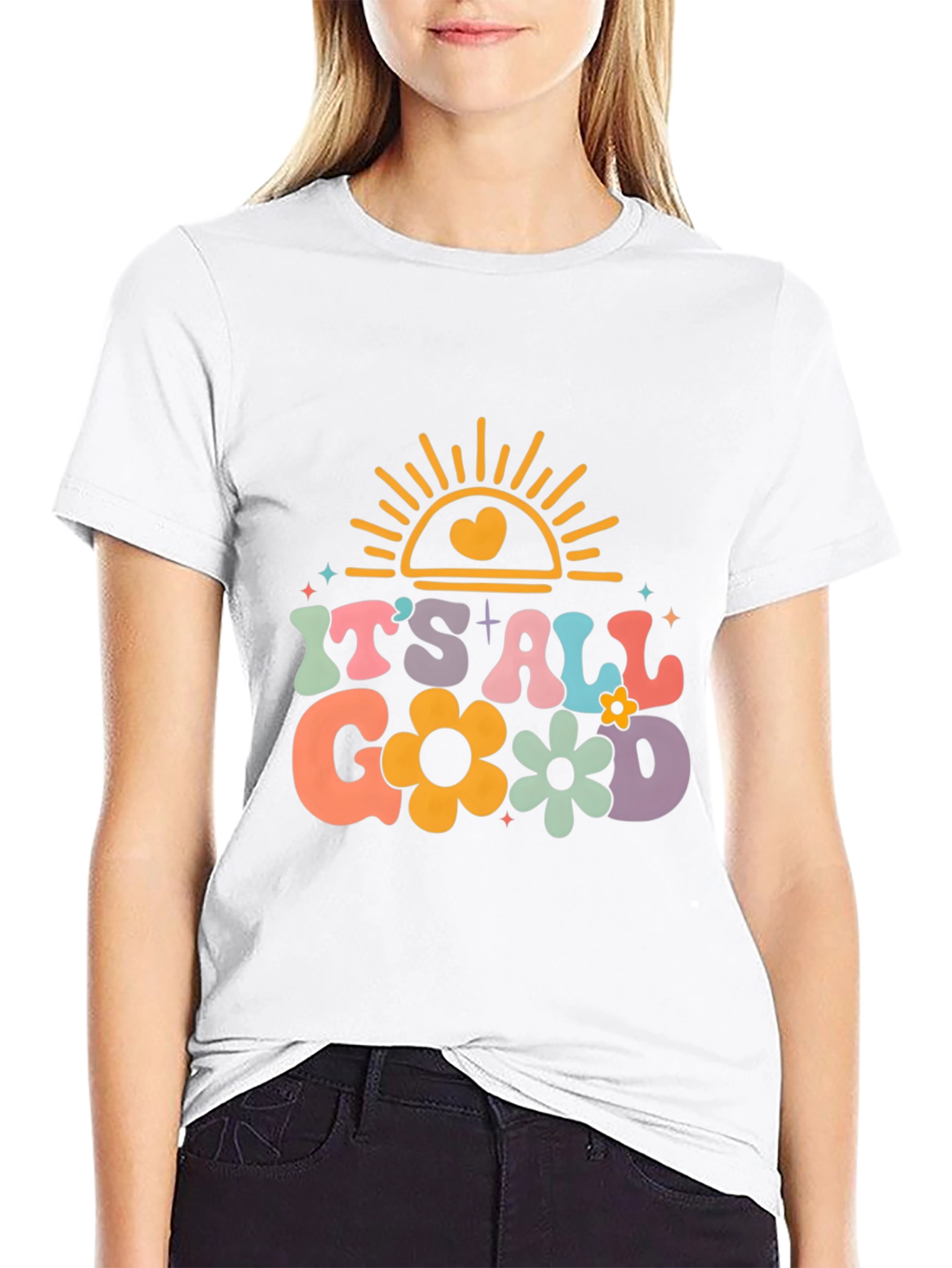 Its All Good Graphic Tee - Retro Style