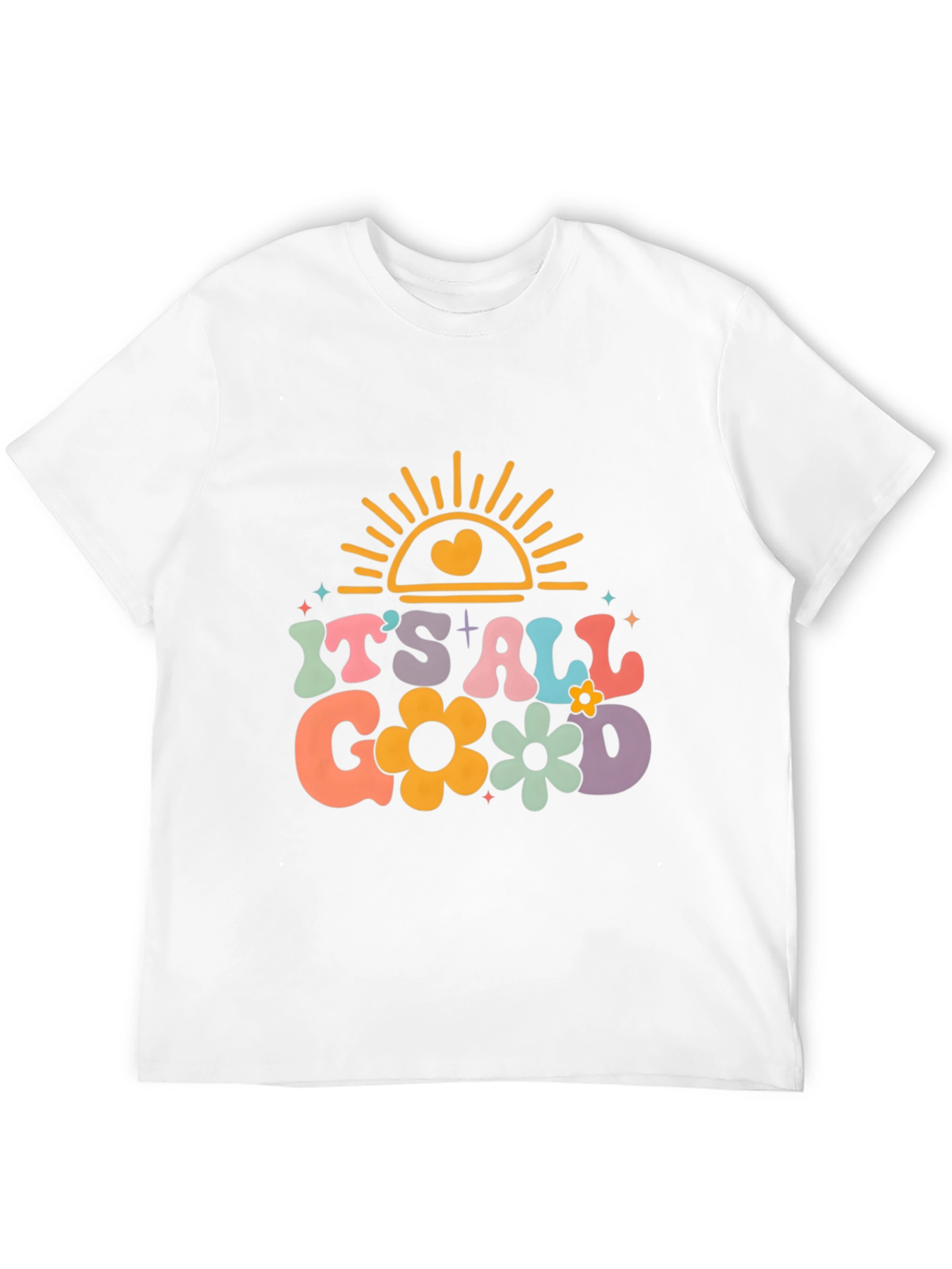 Its All Good Graphic Tee - Retro Style