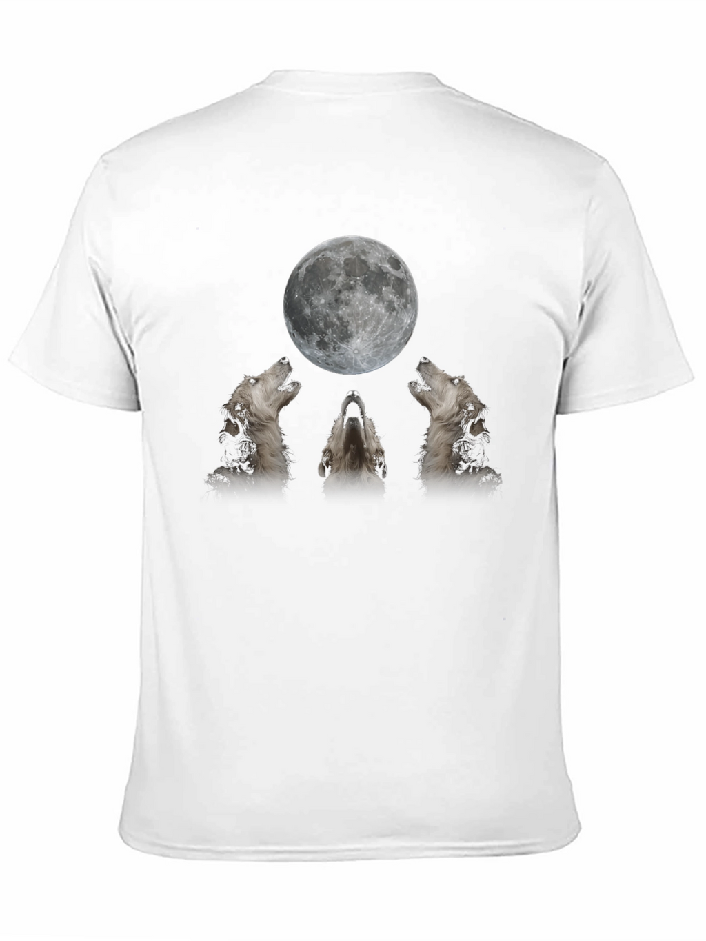 Wolf Moon Graphic Tee - Black T-Shirt