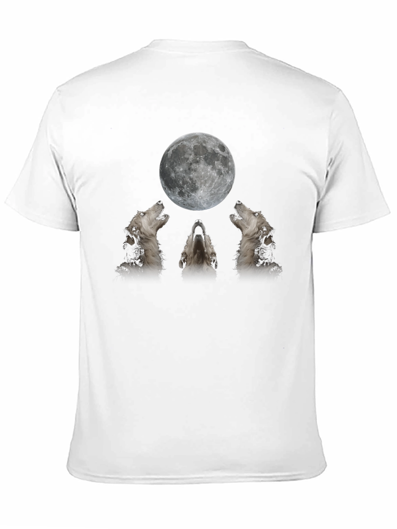 Wolf Moon Graphic Tee - Black T-Shirt