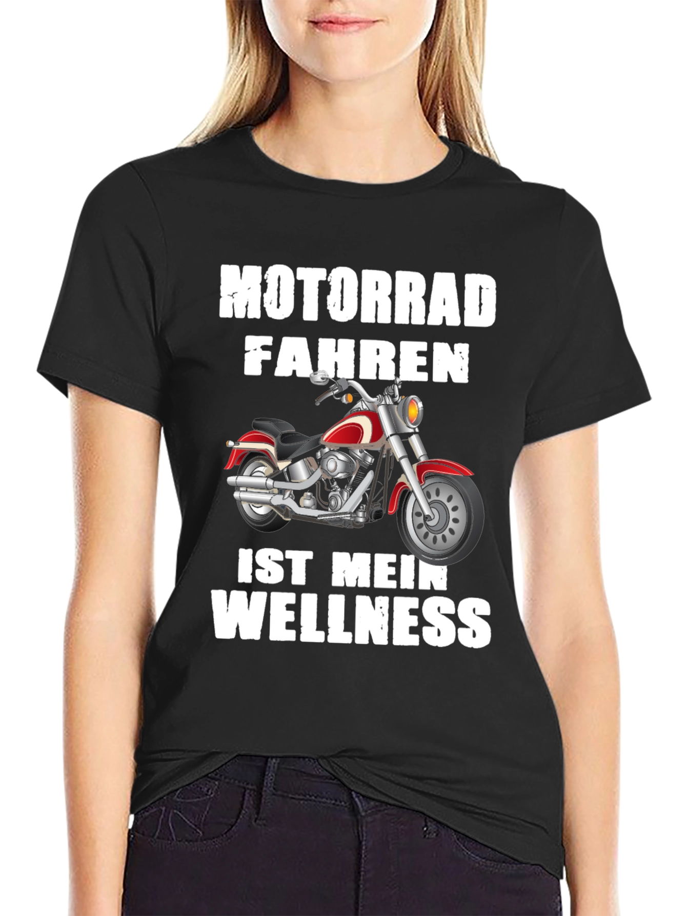 Motorrad Fahren T-Shirt - Biker Wellness Tee
