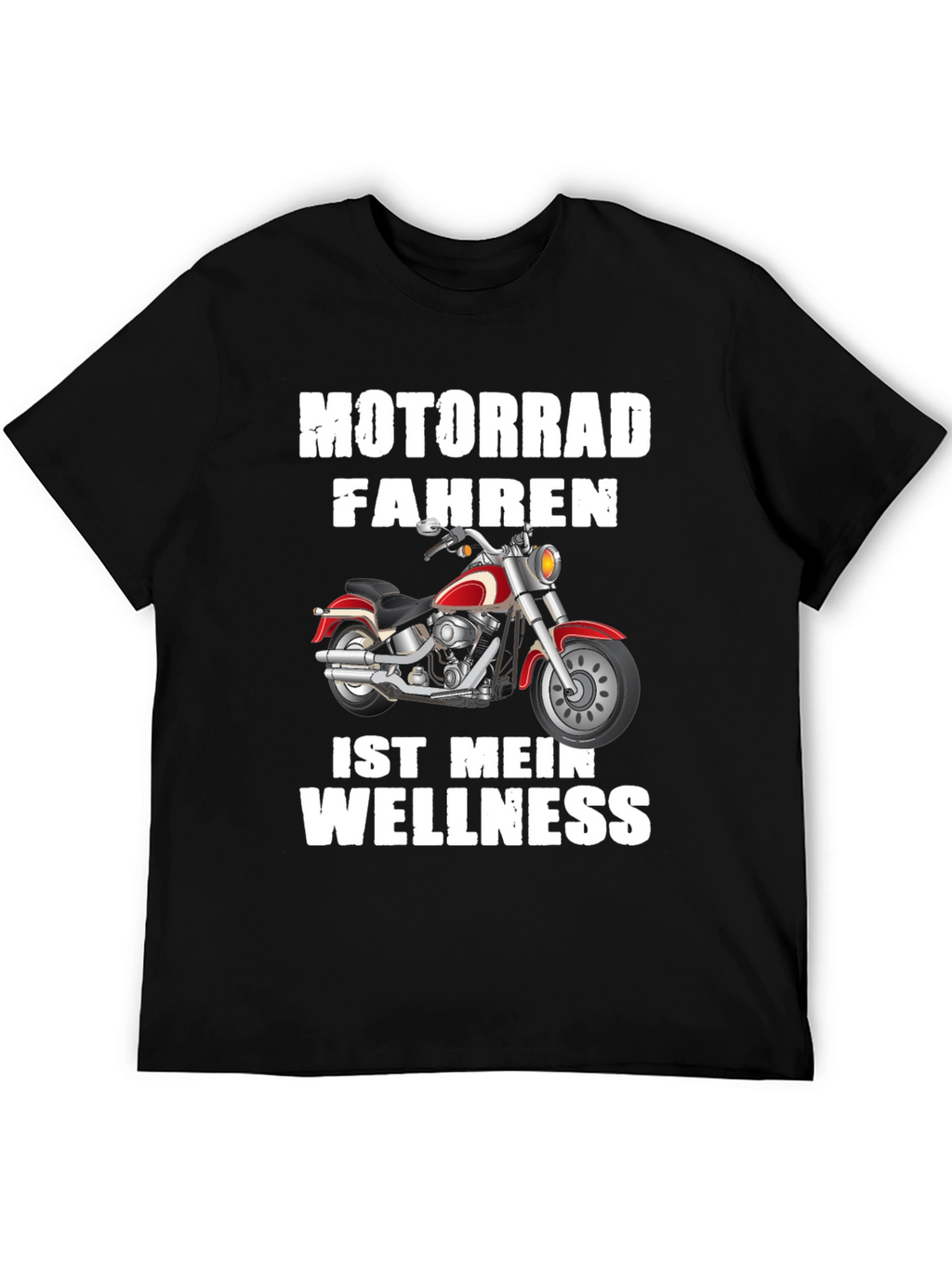 Motorrad Fahren T-Shirt - Biker Wellness Tee