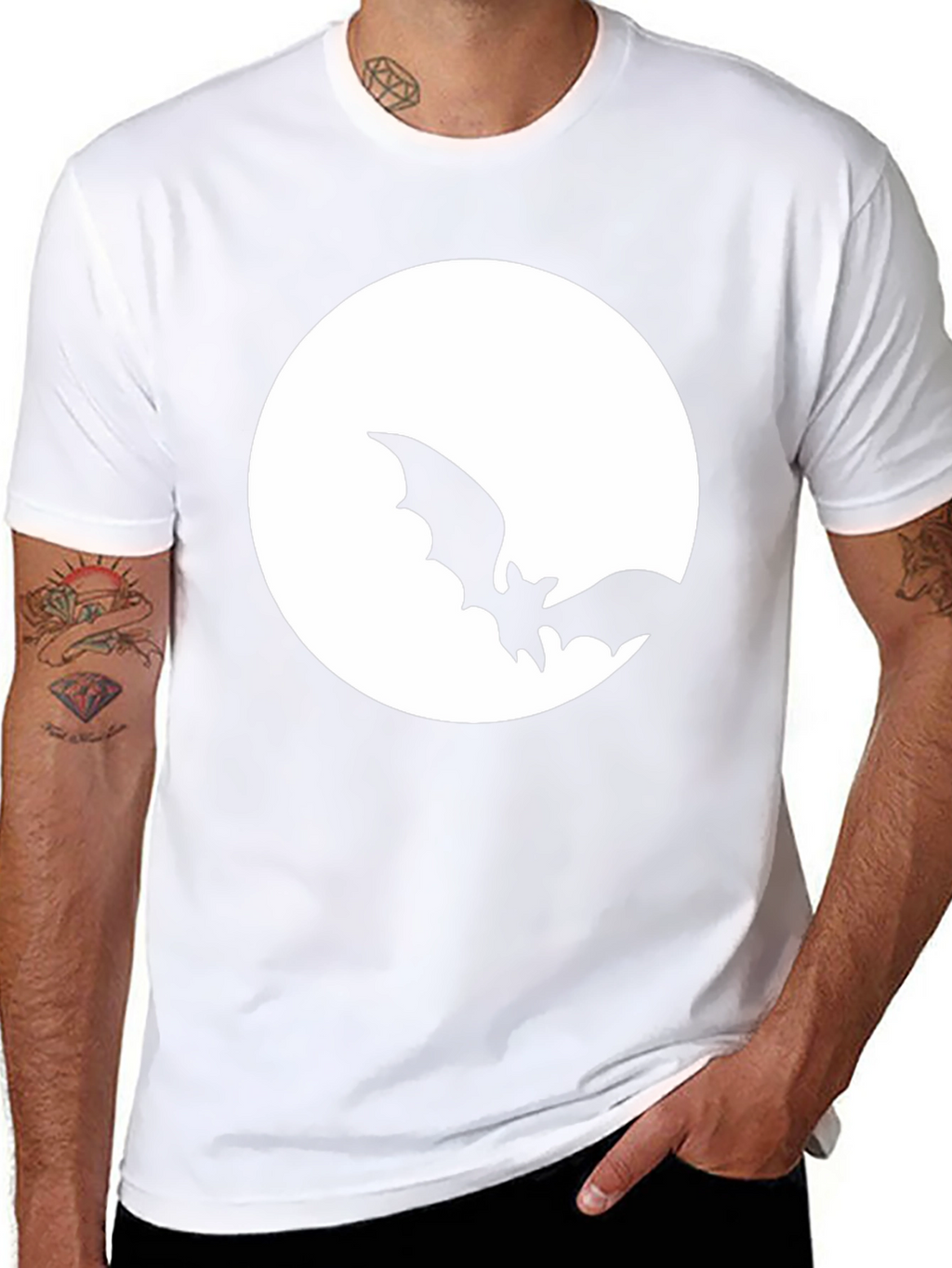 Bat Moon Halloween T-Shirt