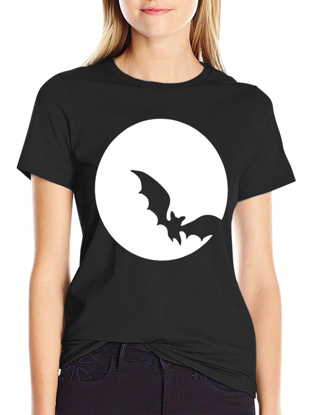 Bat Moon Halloween T-Shirt