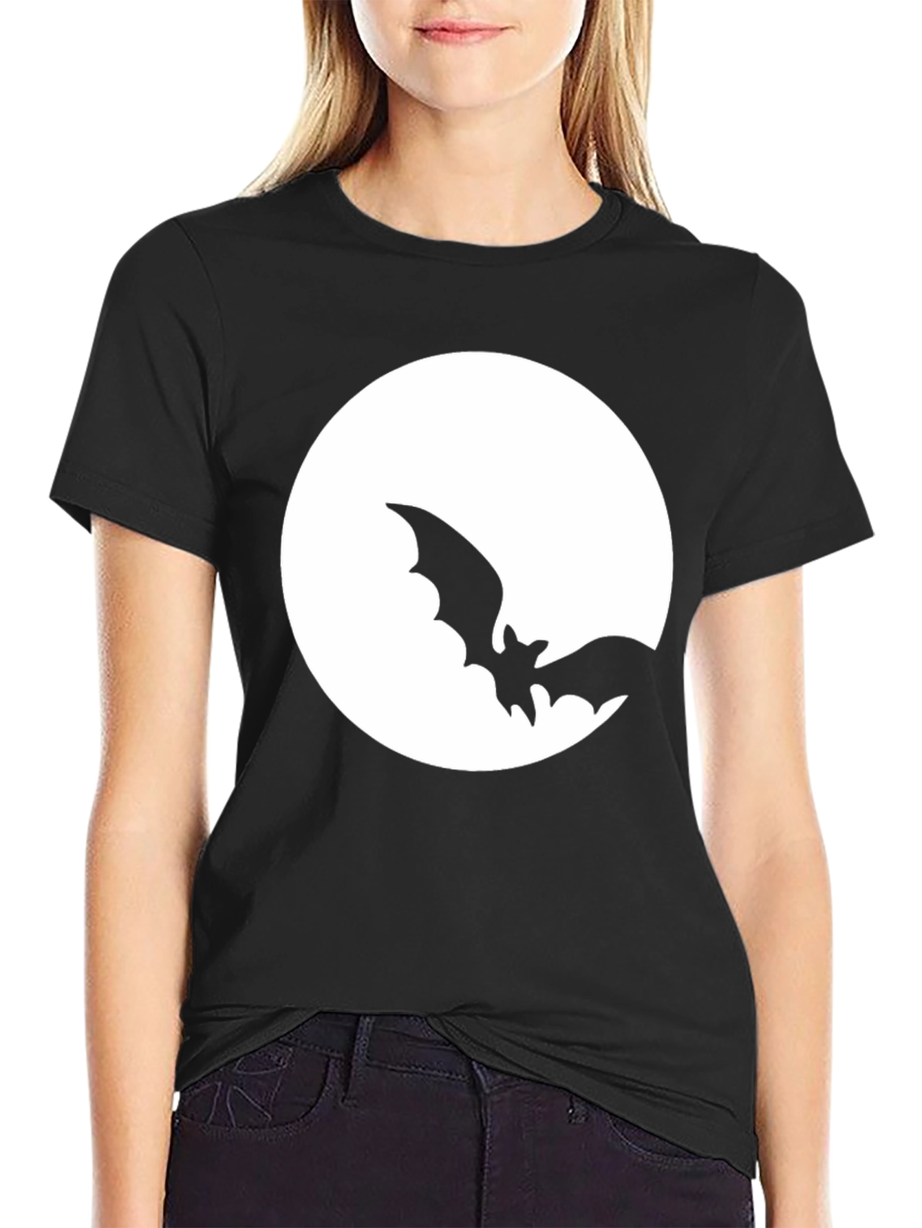 Bat Moon Halloween T-Shirt