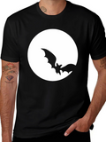 Bat Moon Halloween T-Shirt