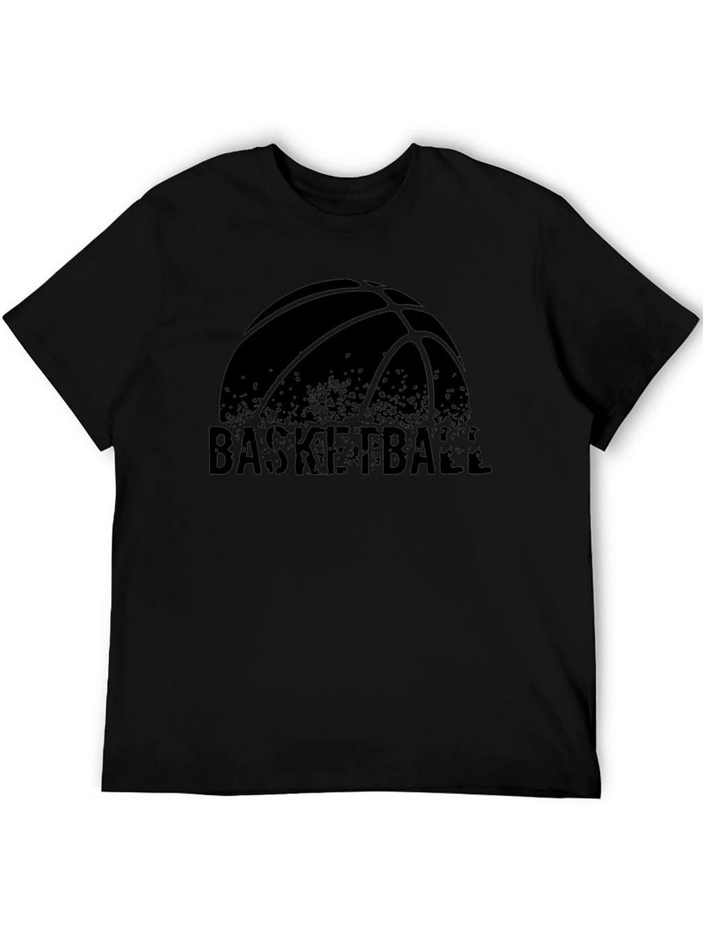 Basketball Graphic Black T-Shirt