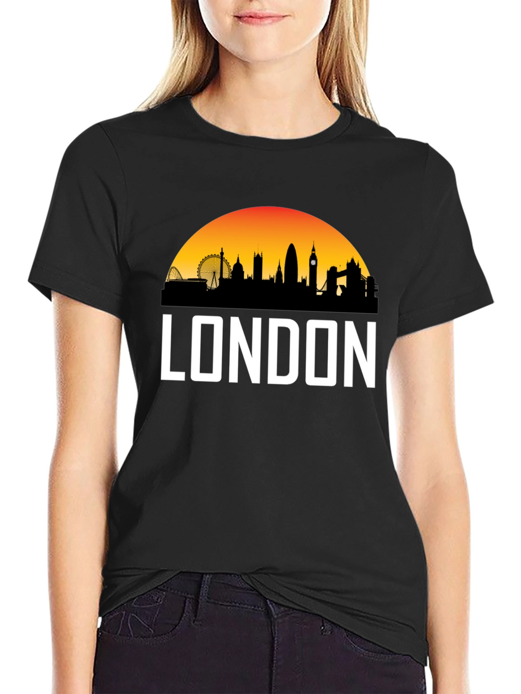 London Skyline Graphic Tee - Cityscape T-Shirt