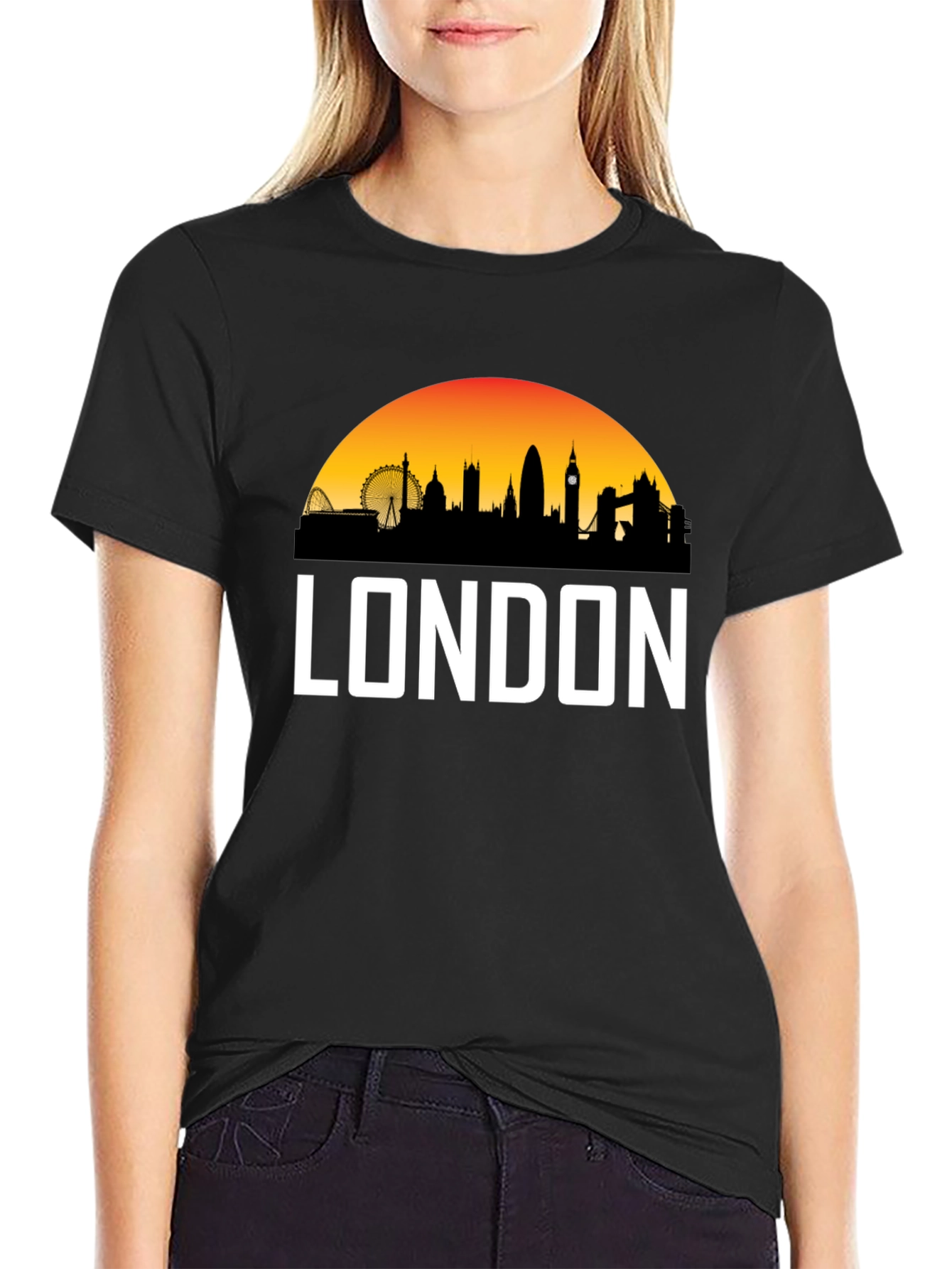 London Skyline Graphic Tee - Cityscape T-Shirt