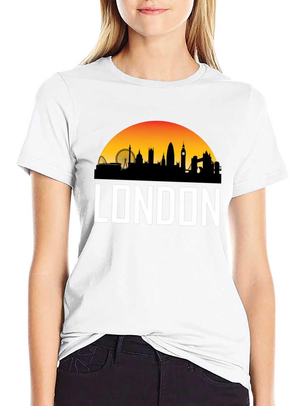 London Skyline Graphic Tee - Cityscape T-Shirt