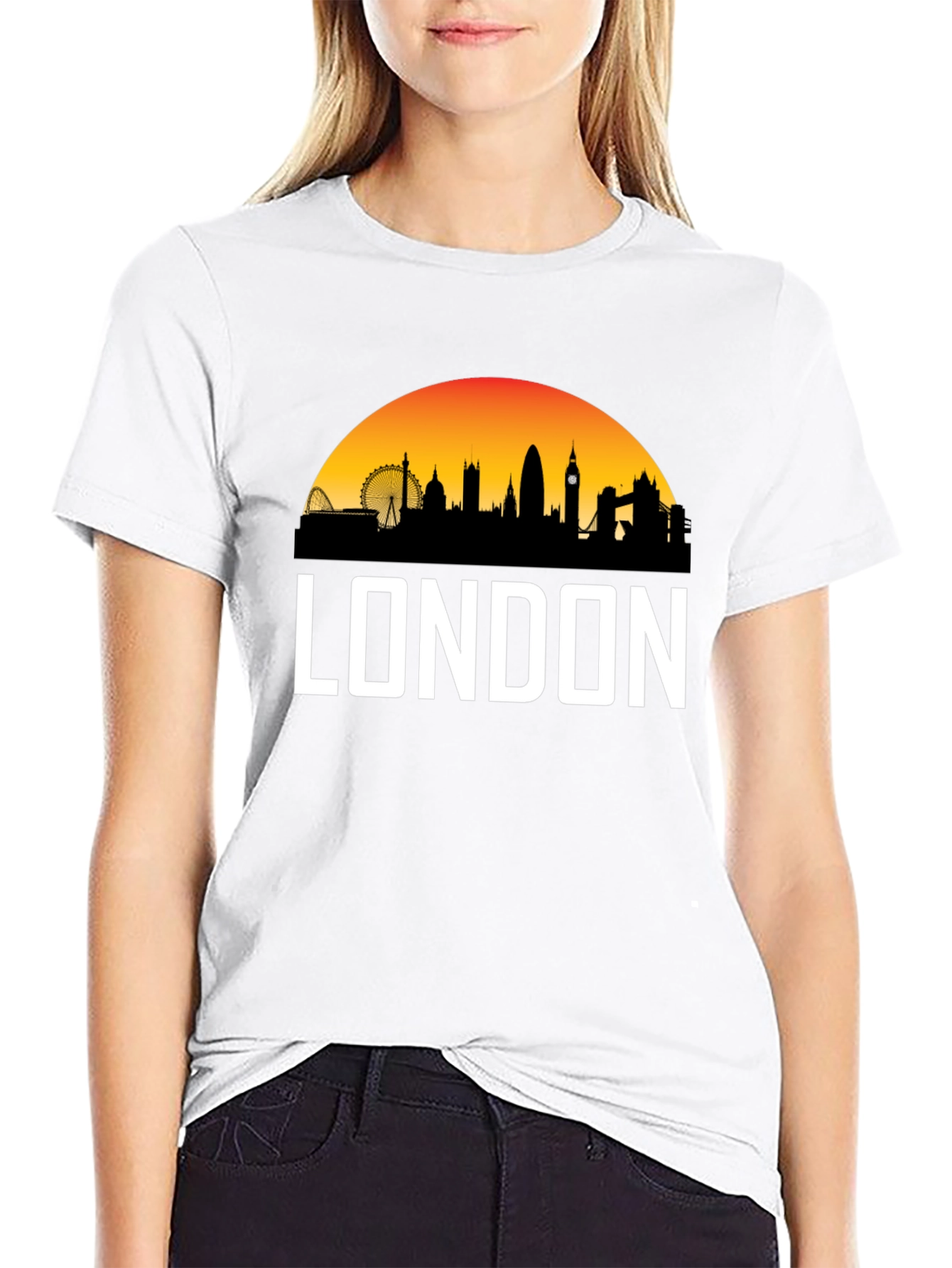 London Skyline Graphic Tee - Cityscape T-Shirt